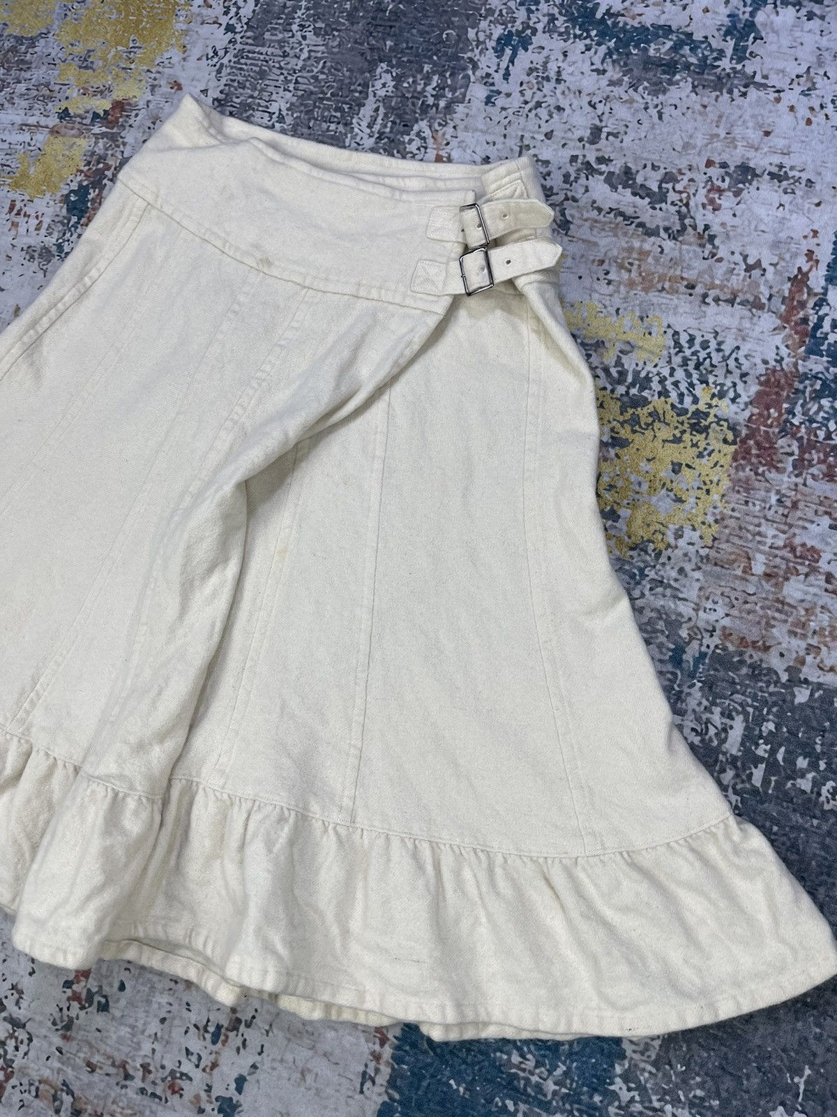 Tricot Comme des Garcons AD 2009 Tricot Comme Des Garcons Crepe Flared Skirt Size 28" / US 6 / IT 42 - 3 Thumbnail