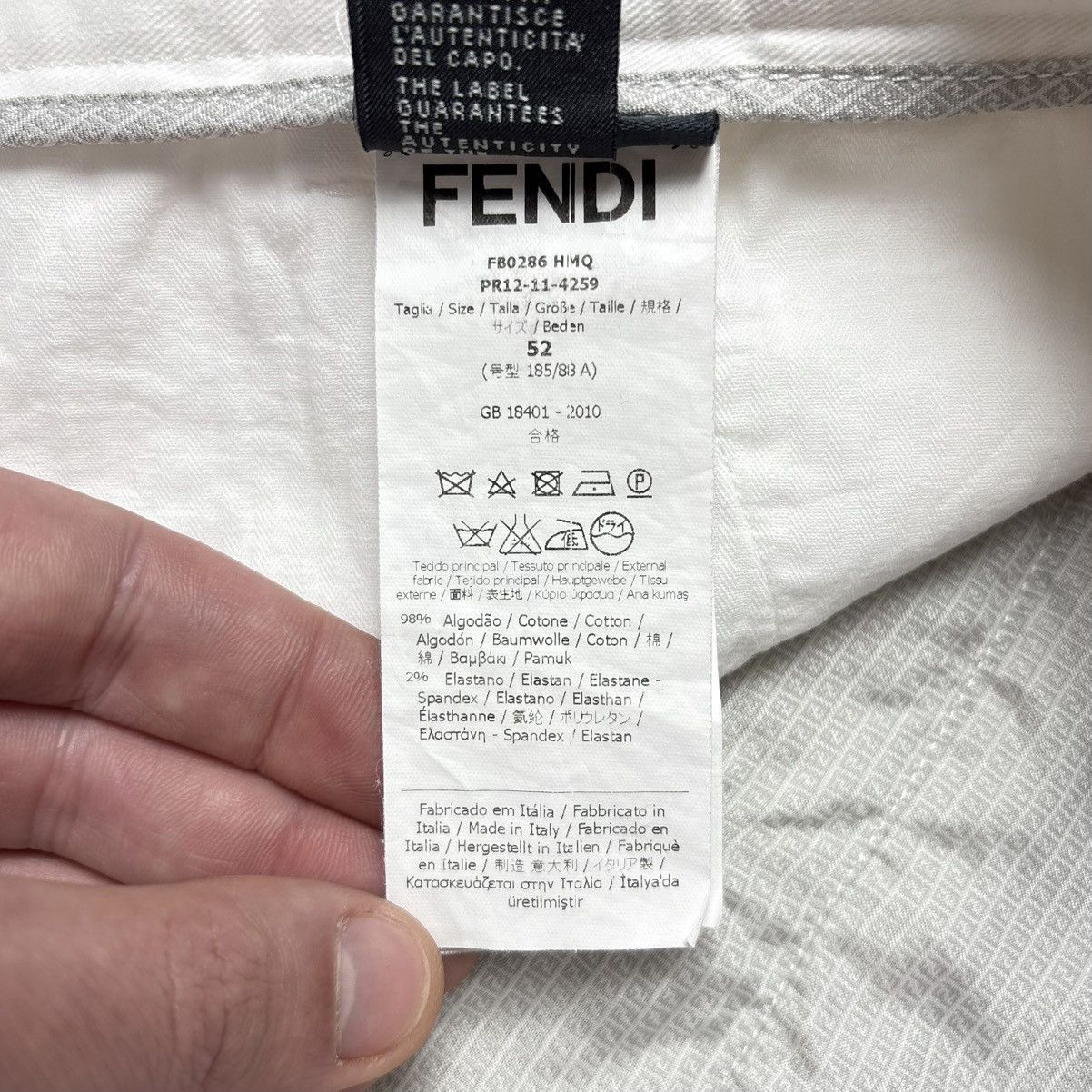 Fendi Fendi Vintage Trousers Chinos Pants Size US 34 / EU 50 - 20 Thumbnail