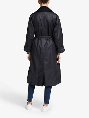 Barbour Barbour x ALEXACHUNG Mildred Casual Waxed Coat Size S / US 4 / IT 40 - 2 Thumbnail