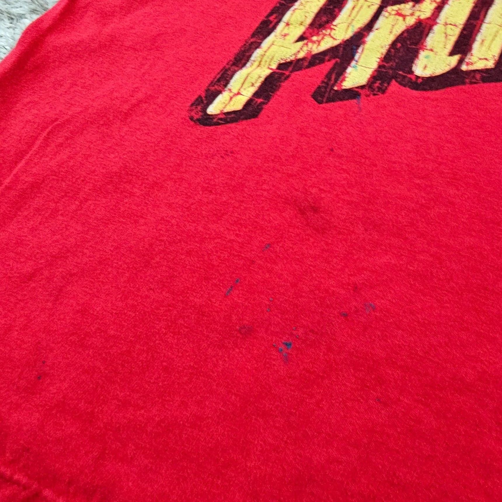 Anvil VINTAGE Pringles Shirt Mens XL Red Graphic Print T-Shirt 100% Cotton Anvil Crew Neck Short Sleeve Mens XL Red 90s Concert Merch Size US XL / EU 56 / 4 - 4 Thumbnail