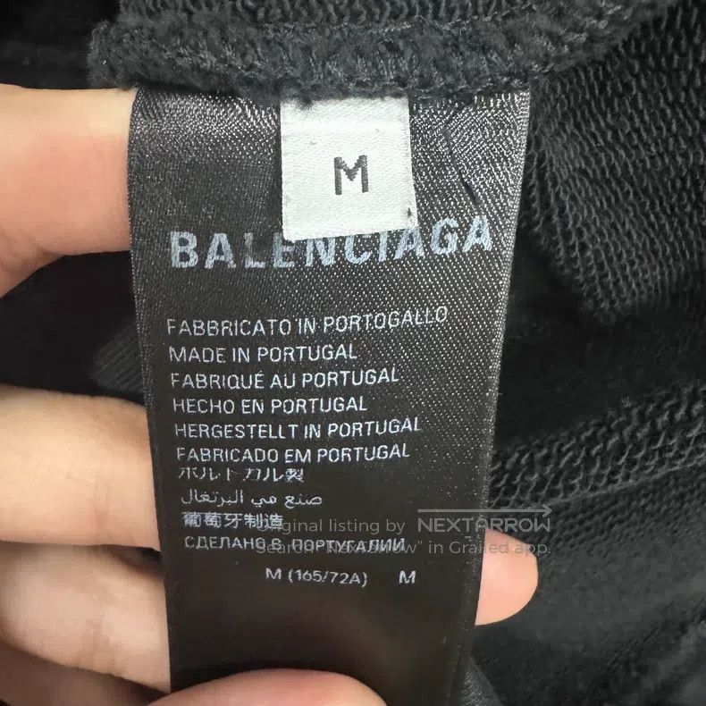 Balenciaga Balenciaga size M Logo Printed Elastic Waist Casual Short Size US 27 - 4 Thumbnail