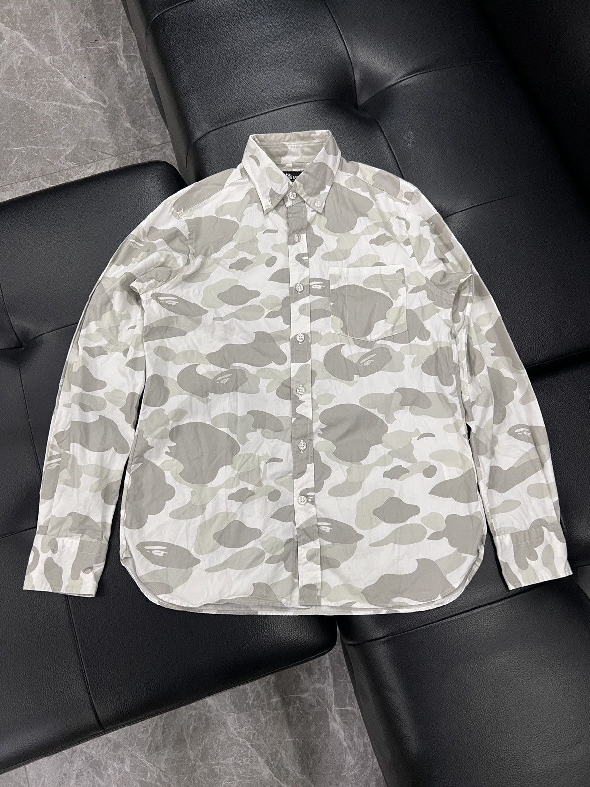 Bape Mr. Bathing Ape Camouflage Button Shirt Size US S / EU 44-46 / 1 - 1 Thumbnail
