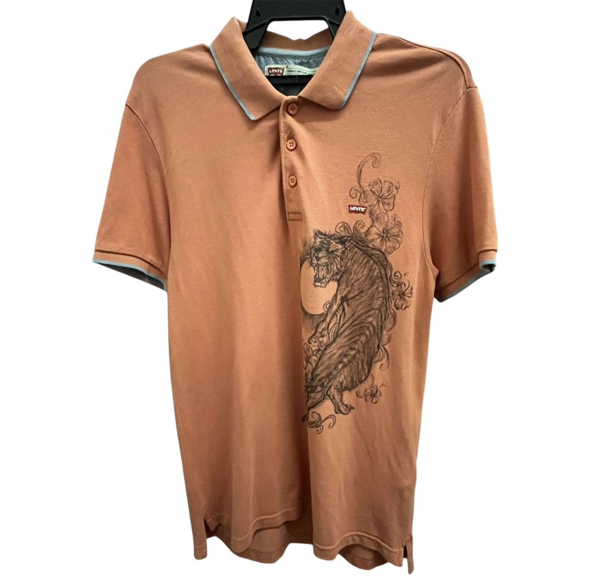 Levi's × Levi's Made & Crafted × Levi's Vintage Clothing Rare Levis Custom Made Tiger Polo Size US M / EU 48-50 / 2 - 1 Thumbnail