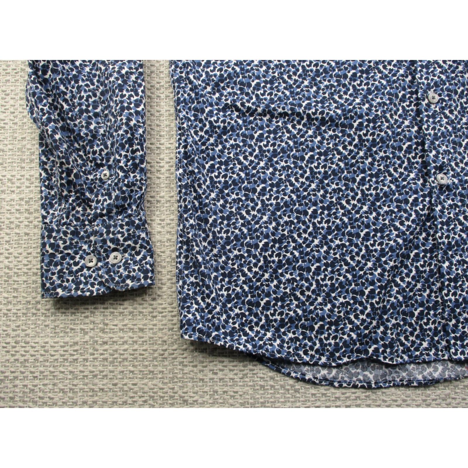 Vintage Awearness Kenneth Cole Shirt Mens Large Floral Print Button Up Stretch Casual Size US L / EU 52-54 / 3 - 3 Thumbnail