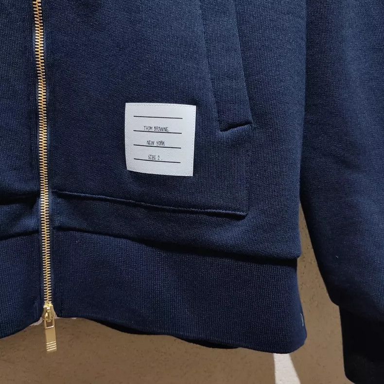 Thom Browne Thom Browne Tie-down zip hoodie Size US XL / EU 56 / 4 - 7 Thumbnail