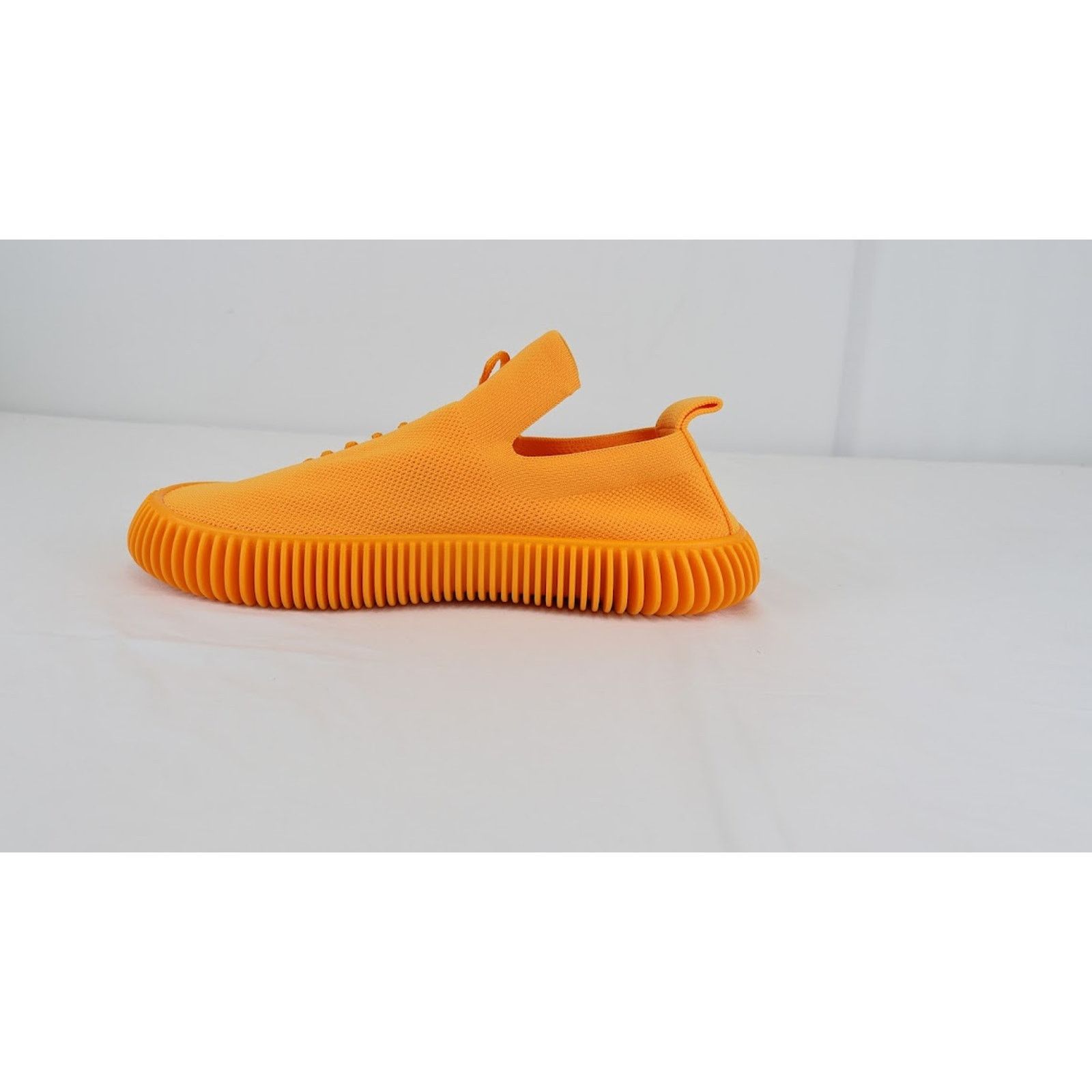 Bottega Veneta o1rshd1 Tech Knit Stretch Ripple Sneaker in Tangerine Size US 9 / EU 42 - 4 Thumbnail