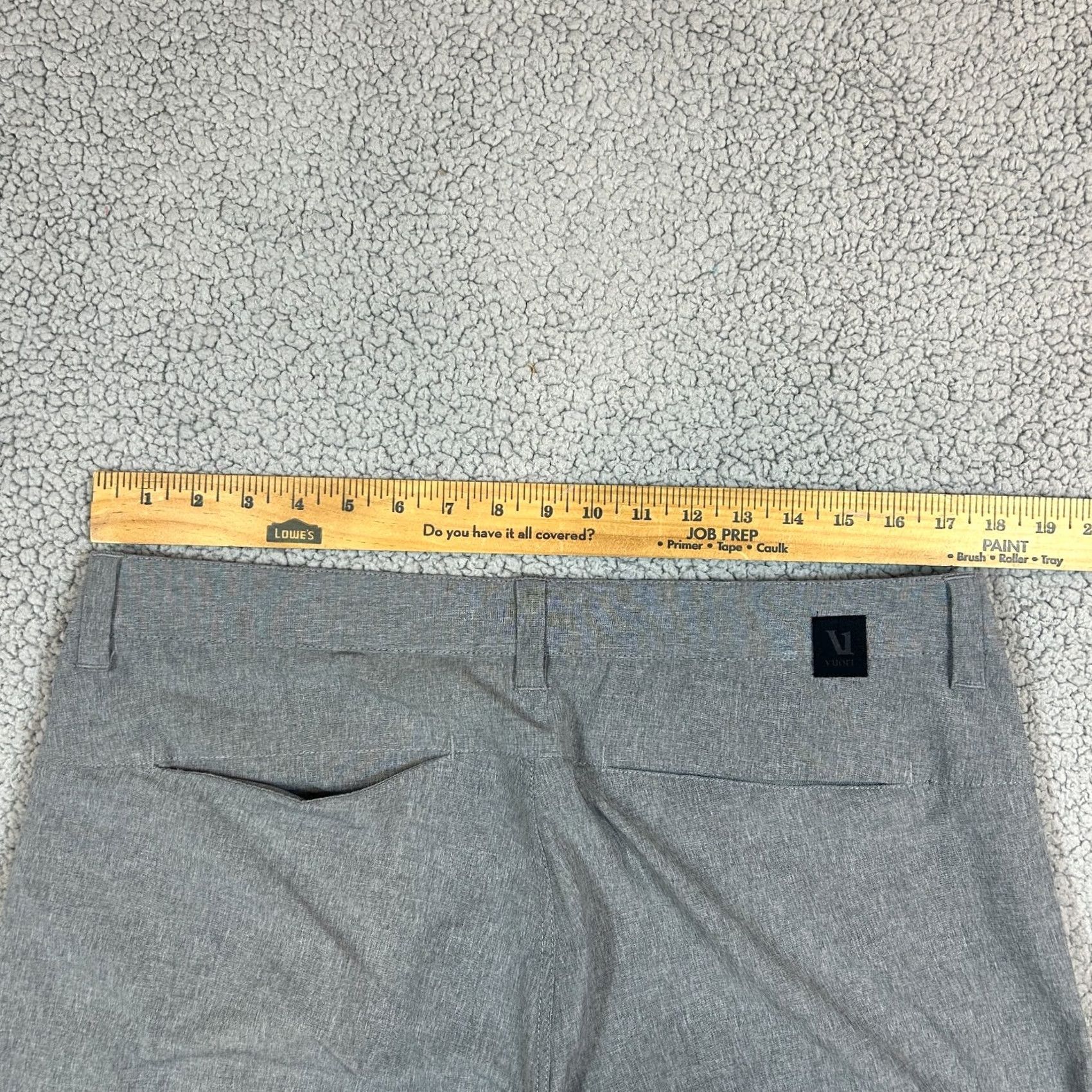 Vuori Vuori Meta Pant Performance Stretch Slim Fit 5-Pocket Gray Mens Size 34 x 31 Size US 34 / EU 50 - 6 Thumbnail