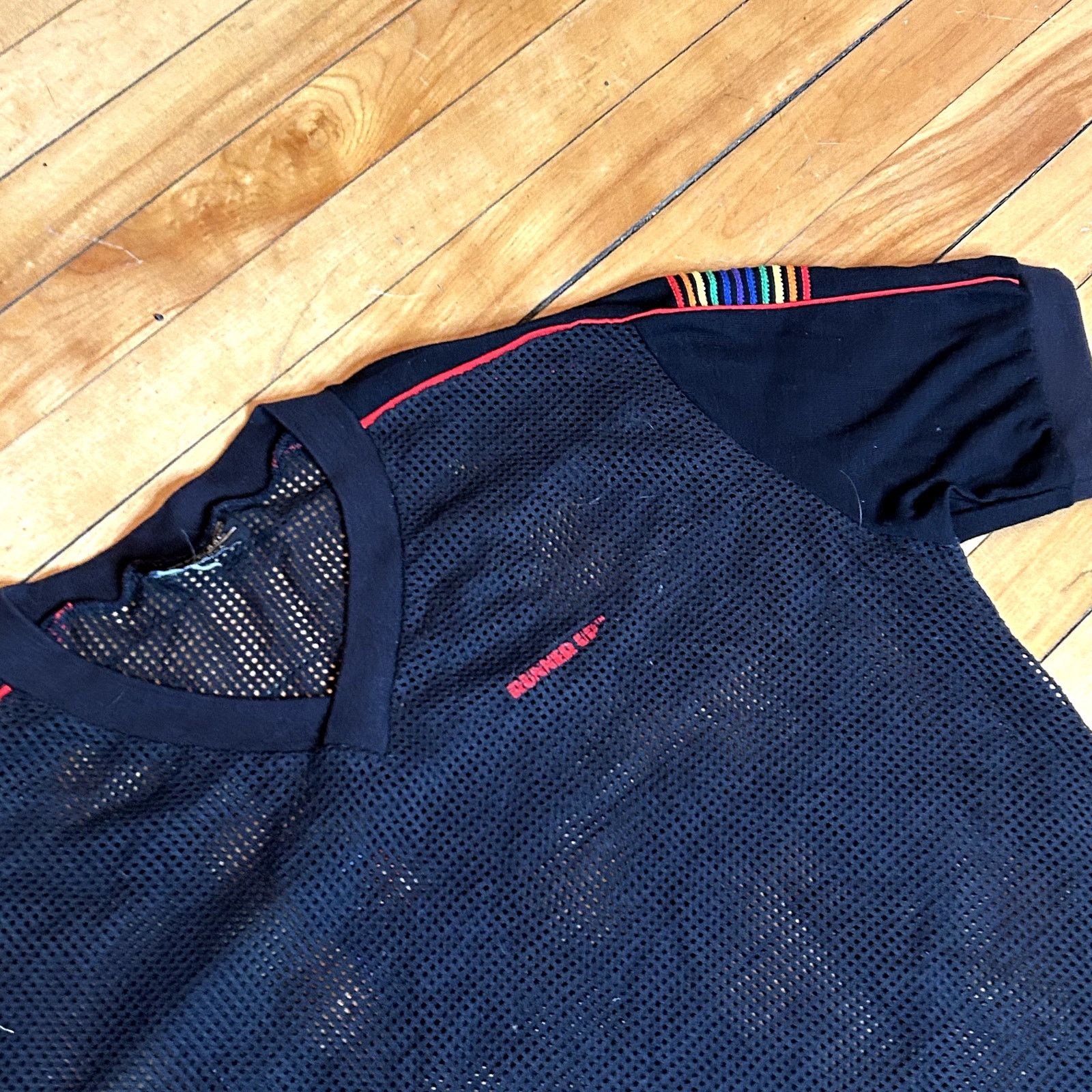 Vintage Vintage 70s/80s Mesh Runner Up T-Shirt Size US M / EU 48-50 / 2 - 2 Thumbnail