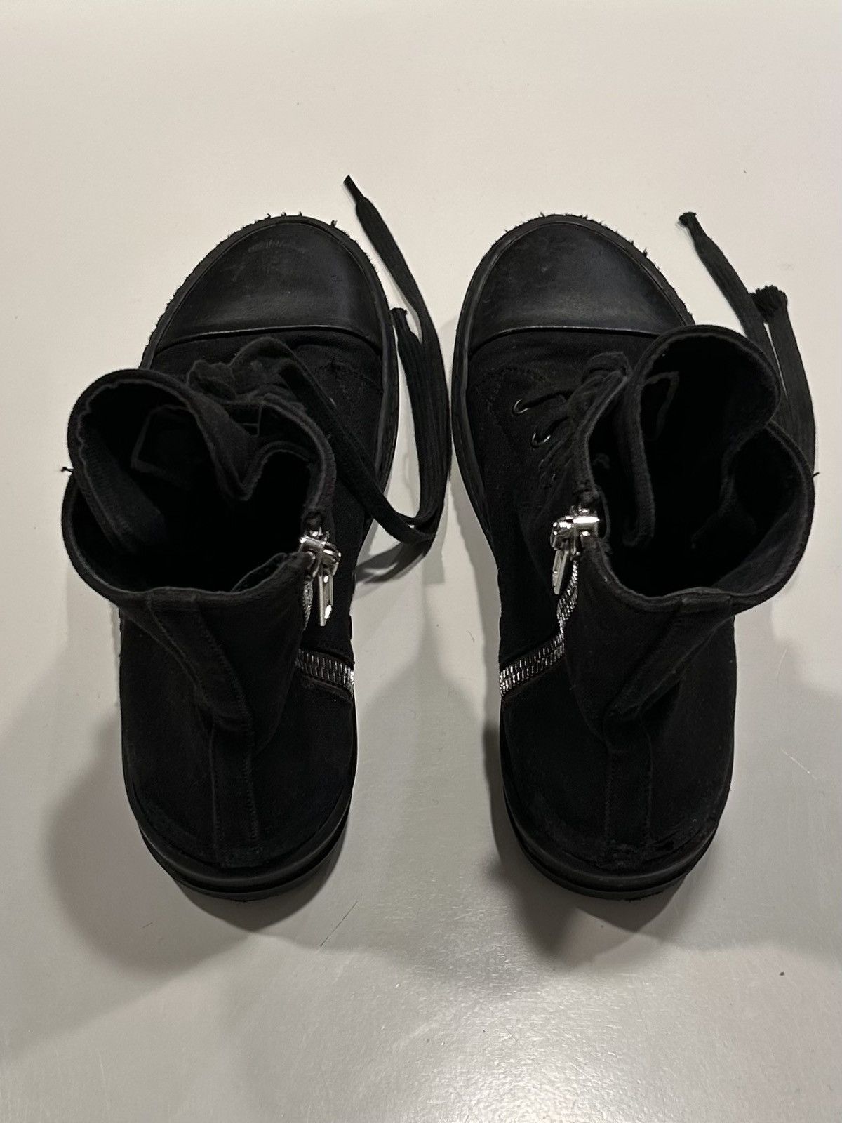 Rick Owens Drkshdw Triple Black Ramones Size US 8 / EU 41 - 4 Thumbnail