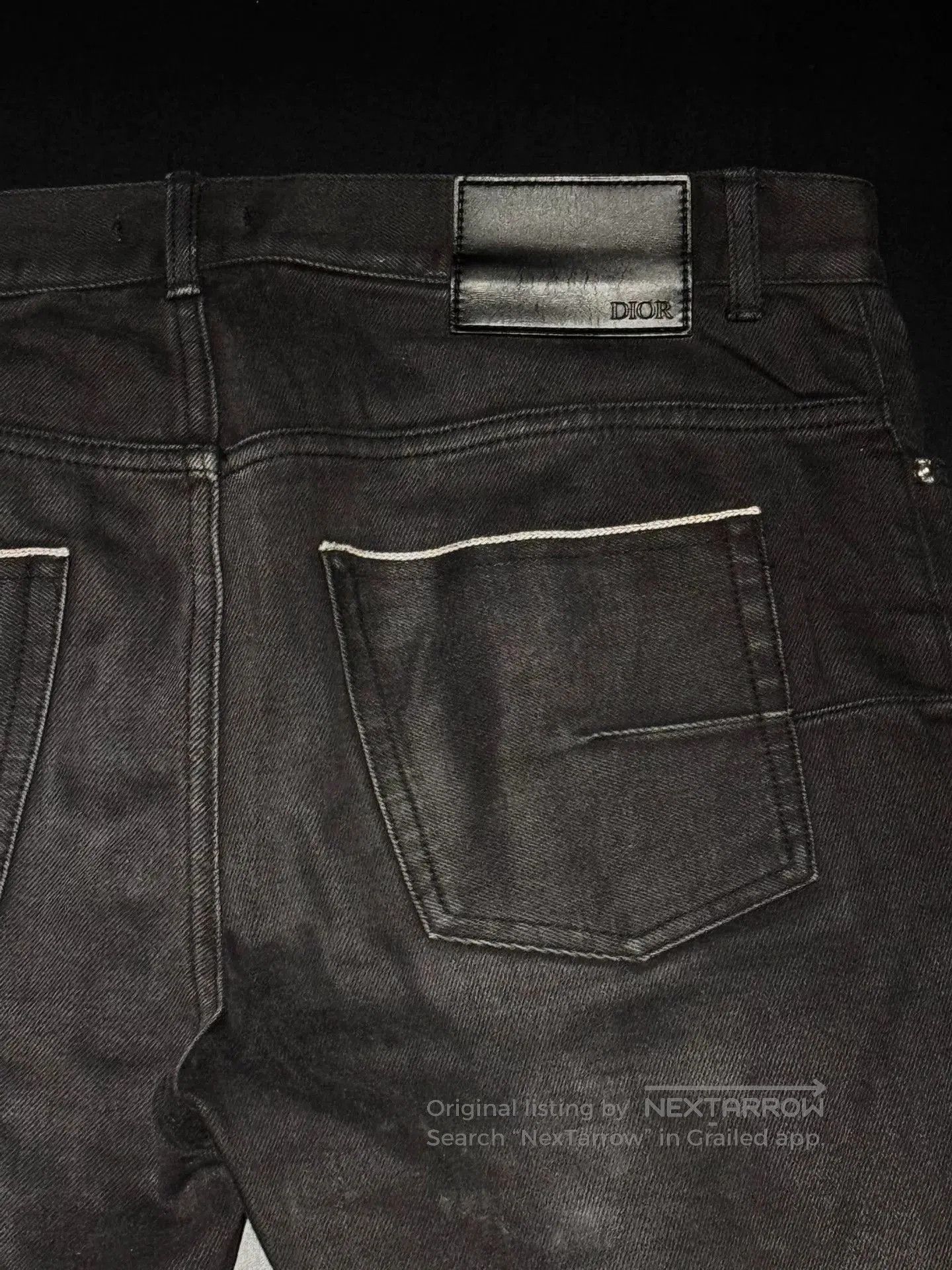Stussy Christian Dior x Shawn Stussy Dark Gray Jeans. Size US 30 / EU 46 - 7 Thumbnail