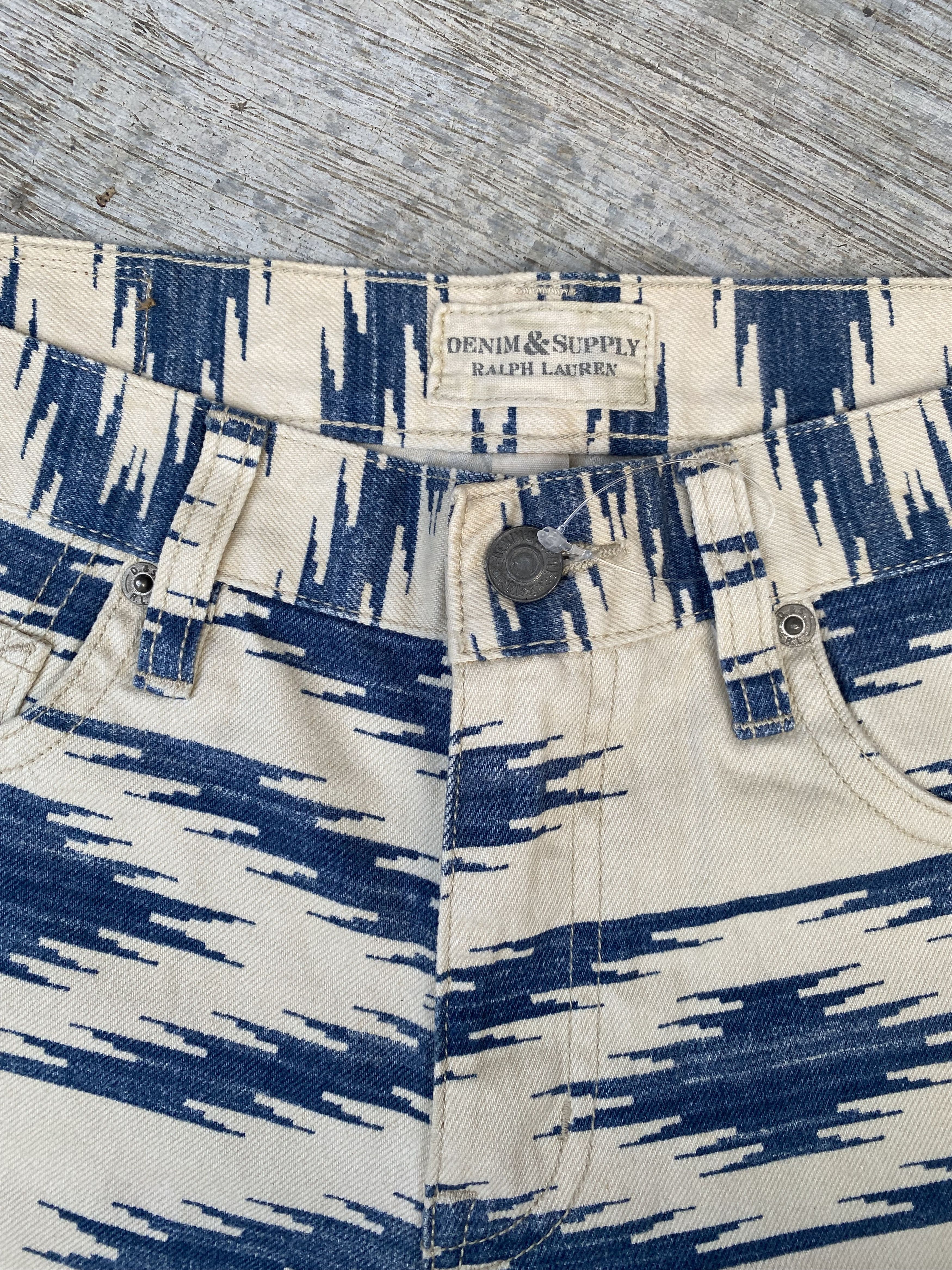 Denim & Supply Ralph Lauren Denim & Supply Ralph Lauren Aztec mini shorts jeans Size 28" / US 6 / IT 42 - 3 Thumbnail