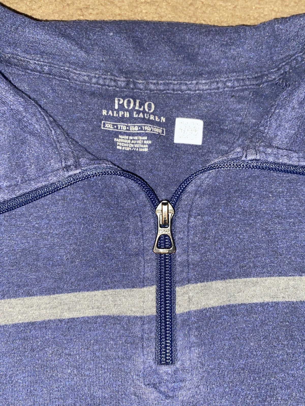 Polo Ralph Lauren Polo Ralph Lauren ( stripped blue and grey Size US XL / EU 56 / 4 - 2 Thumbnail