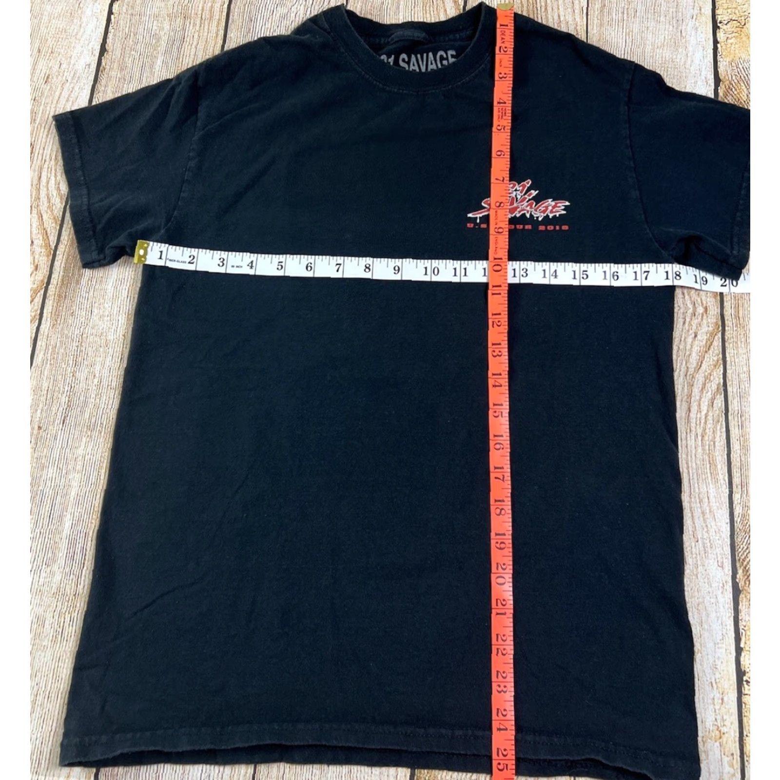Vintage 21 Savage T-Shirt Black Short Sleeve Graphic Print Music 21 Savage US Tour 2018 Size S Mens Small Shirt Size US S / EU 44-46 / 1 - 5 Thumbnail