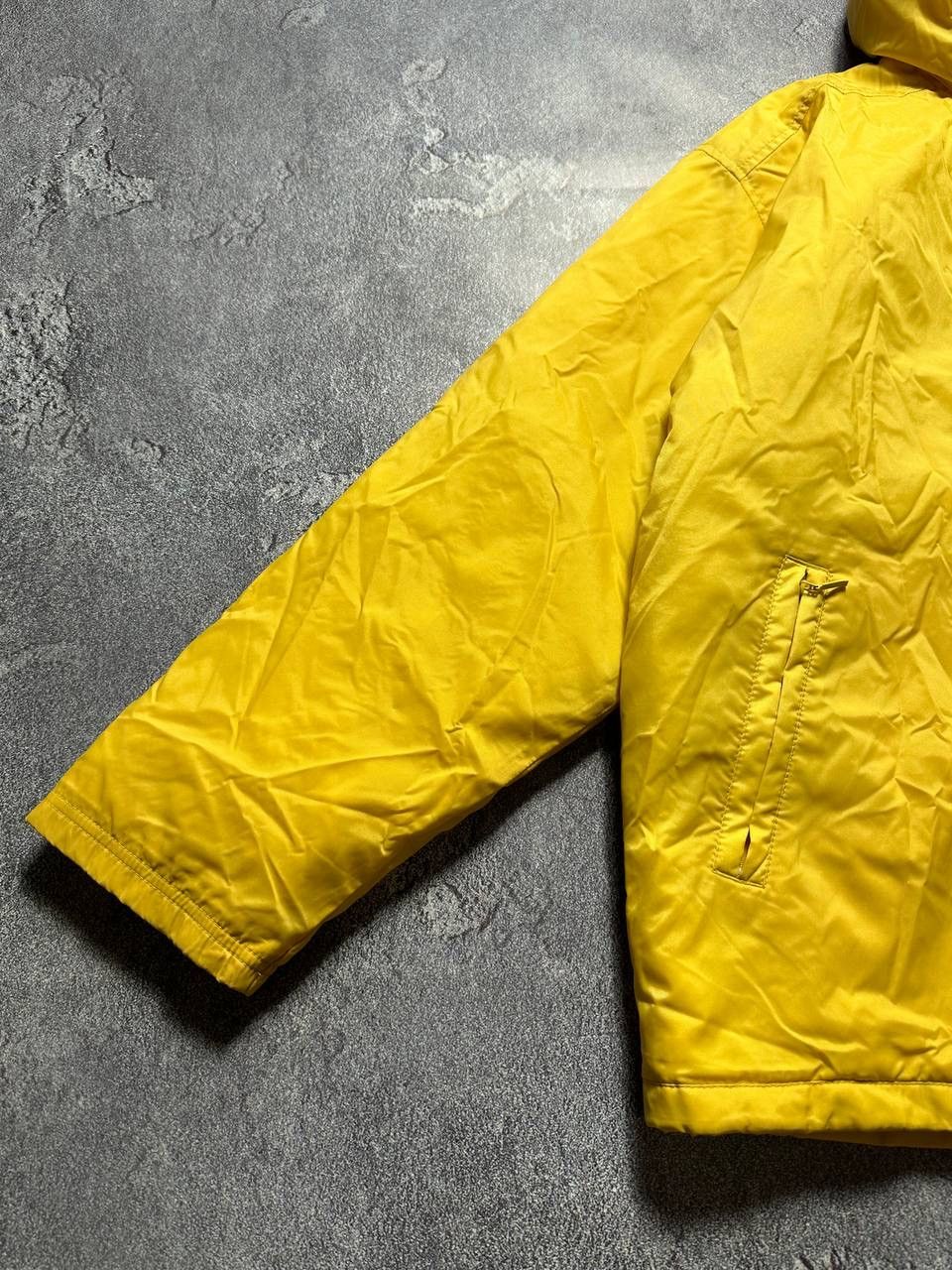 Nike × Vintage Nike Vintage Yellow Big logo Jacket Size US XL / EU 56 / 4 - 10 Thumbnail