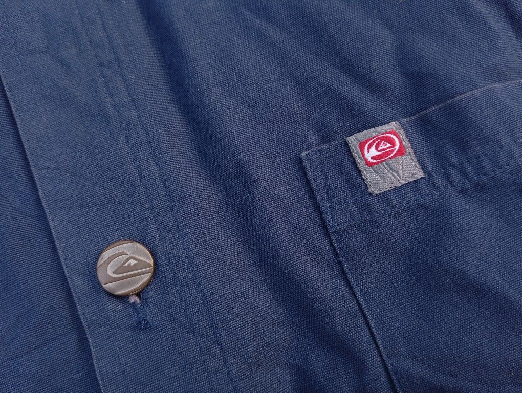 Quiksilver × Vintage VTG 90s Y2K 2000s Quiksilver 🏄 Workwear Flannel Jacket 🛠️ Size US L / EU 52-54 / 3 - 4 Thumbnail