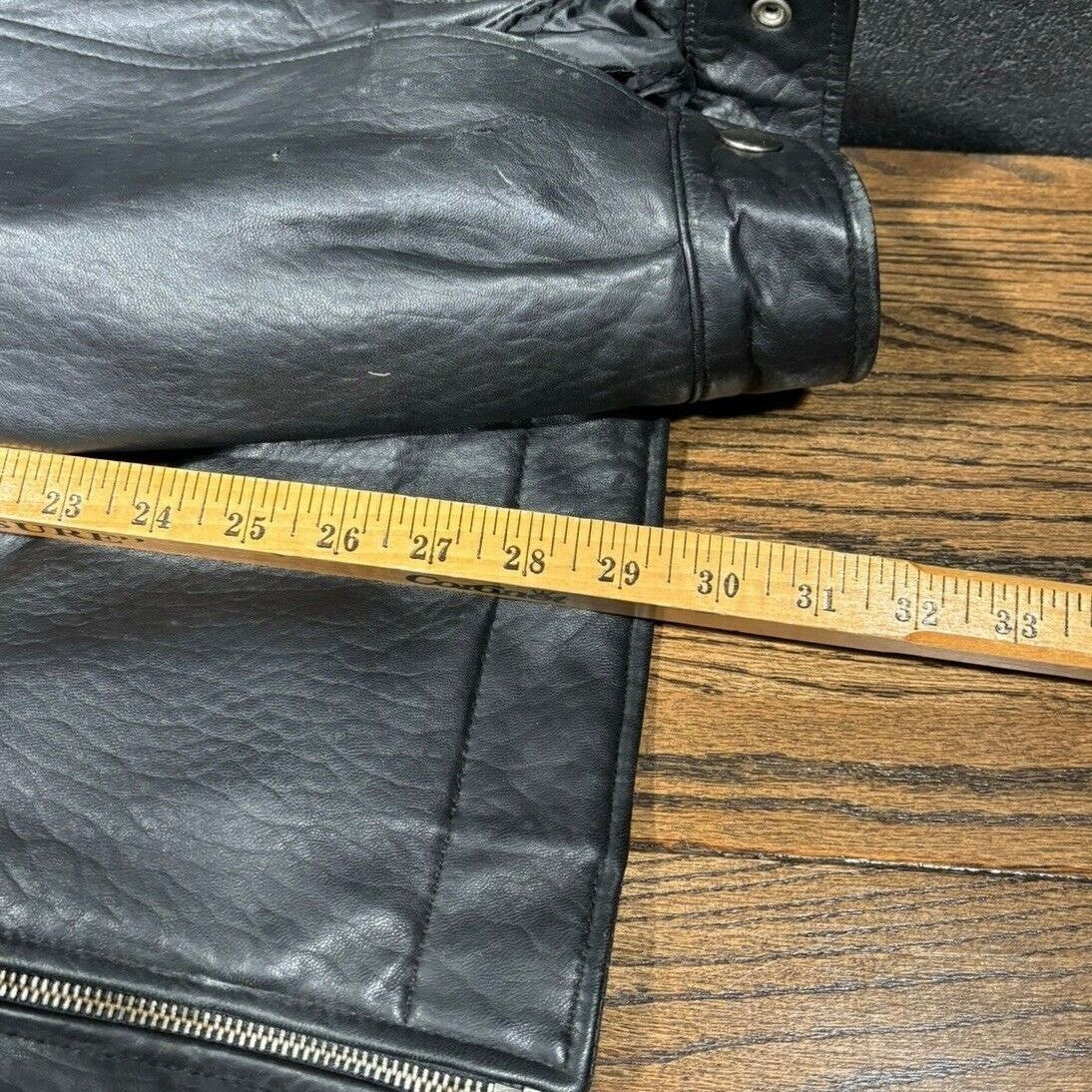 Other Men’s Genuine Leather Jacket Full Zip Black size Large Size US L / EU 52-54 / 3 - 11 Thumbnail