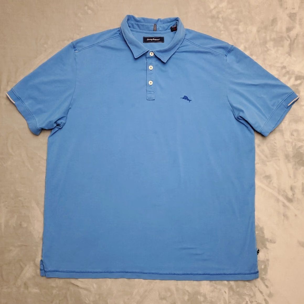 Tommy Bahama Tommy Bahama Polo Shirt Mens 2XL Blue Green 4 Way Stretch Golf Polo Shirt Casual Tournament Mens Size US XXL / EU 58 / 5 - 2 Thumbnail