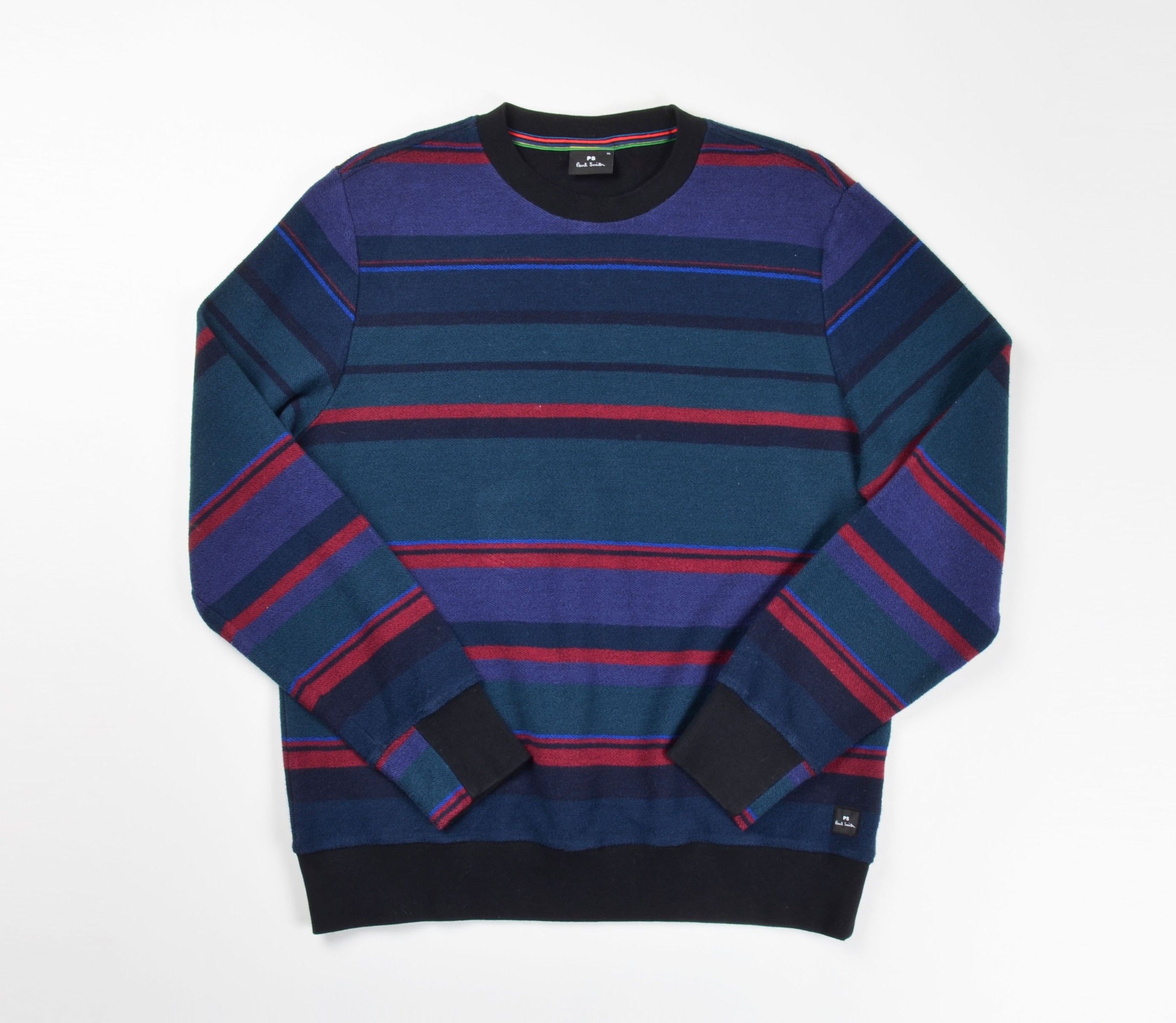 Paul Smith Paul Smith Striped Crew Neck Long Sleeve Sweatshirt Size US XL / EU 56 / 4 - 1 Thumbnail