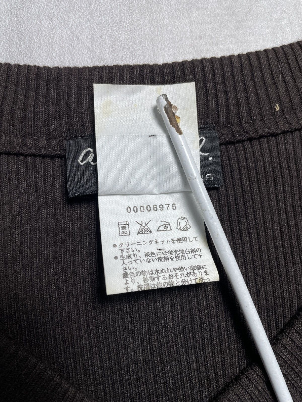 agnes b. Agnes.b Homme Cutton Rib Knit Cardigan Shirt Size US M / EU 48-50 / 2 - 7 Thumbnail