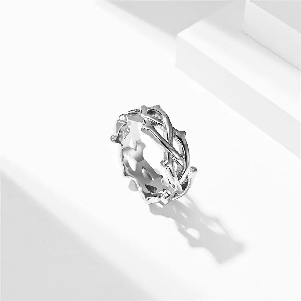Other Thorn Vine Ring Streetwear Fashion Finger Jewelry Gift Size ONE SIZE - 3 Thumbnail