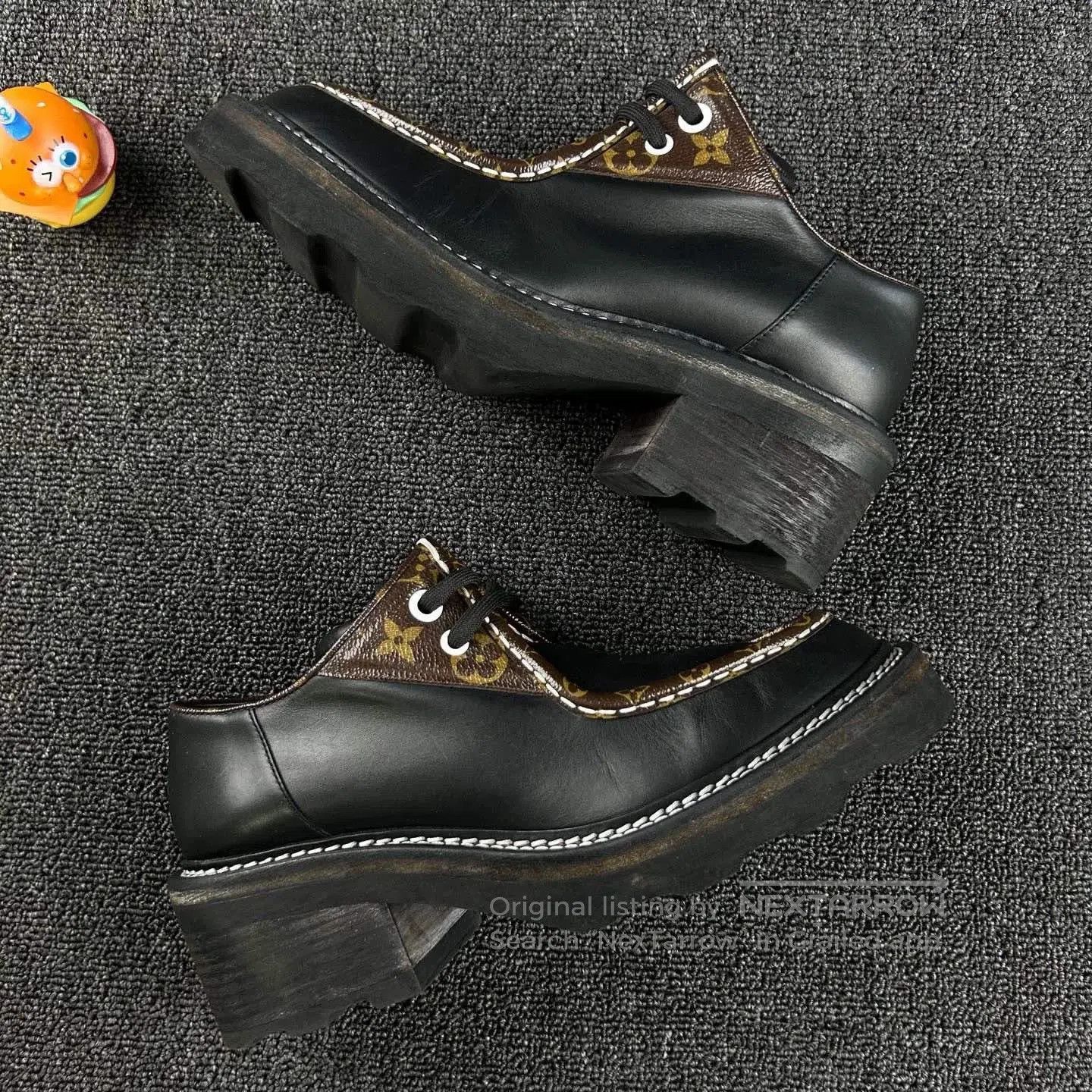 Louis Vuitton louis vuitton thick sole loafer shoes. Size US 8.5 / EU 41-42 - 4 Thumbnail