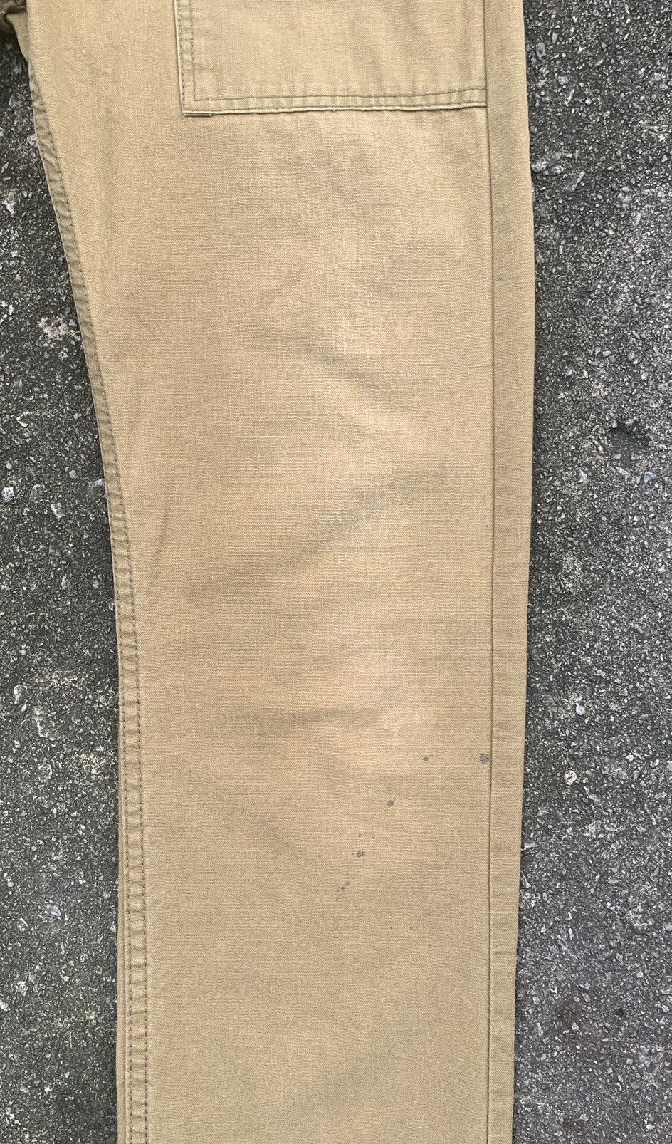 Chimala 🔥Distressed Chimala Fatigue Baker Buckle Back CANVAS Pants Size US 28 / EU 44 - 11 Thumbnail