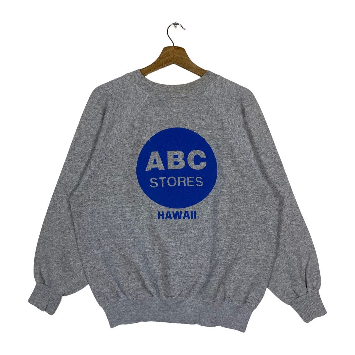 image of Vintage Ultra Sweats Abc Store Hawaii Pullover Jumper in Grey, Men's (Size Large)