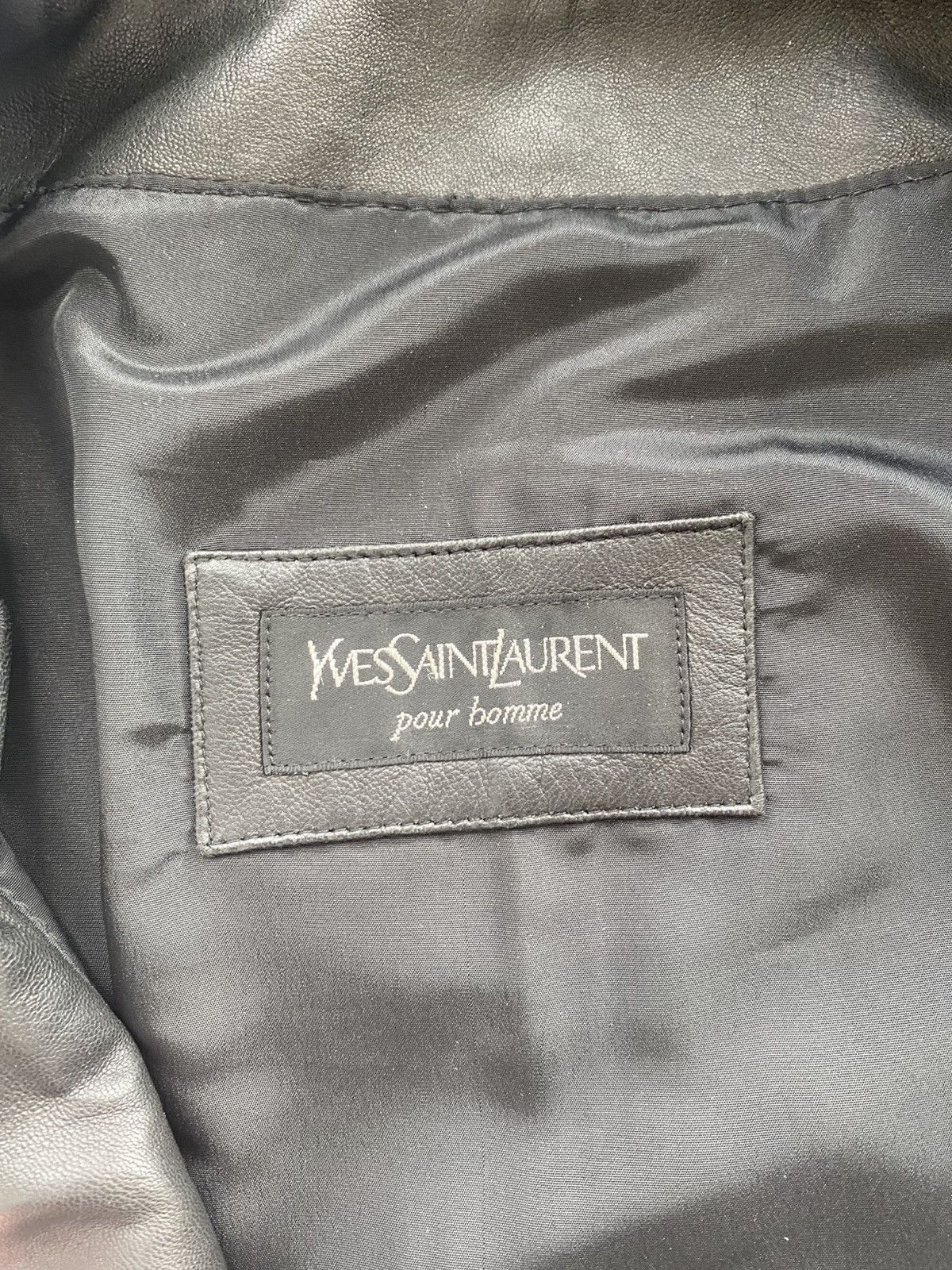 Yves Saint Laurent GRAIL RARE yves Saint laurent leather jacket M/L Size US L / EU 52-54 / 3 - 5 Thumbnail