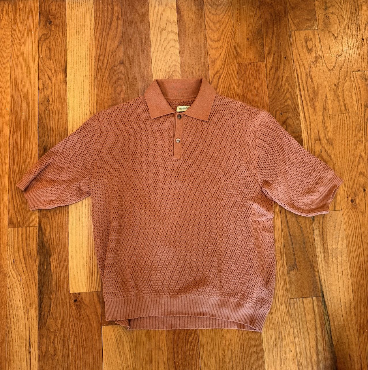 De Bonne Facture NWOT De Bonne Facture Honeycomb knit polo shirt Size US S / EU 44-46 / 1 - 1 Thumbnail