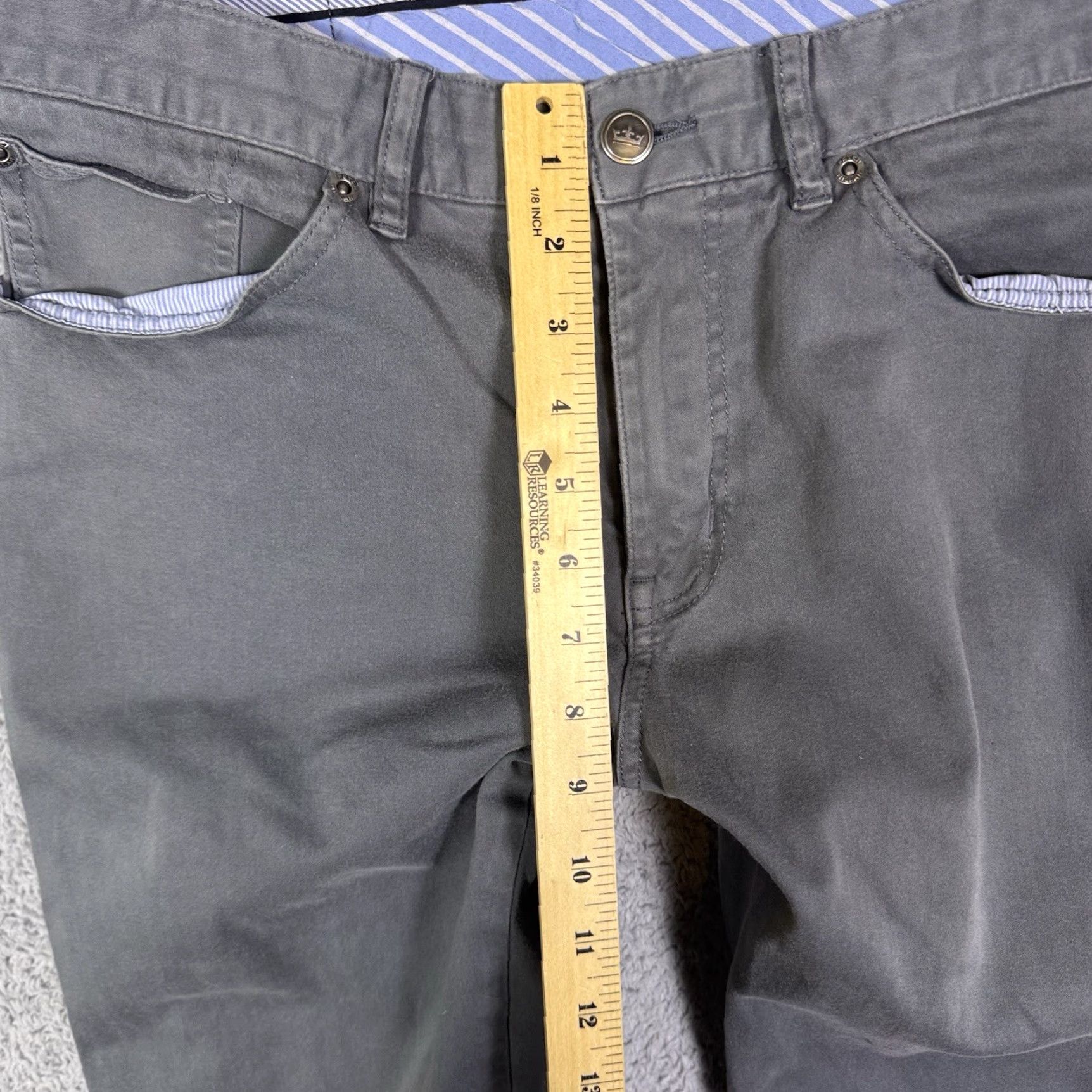 Peter Millar Peter Millar Ultimate Sateen Five-Pocket Pants Men's 34x26 Chino Trouser MF19B39 Size US 34 / EU 50 - 6 Thumbnail