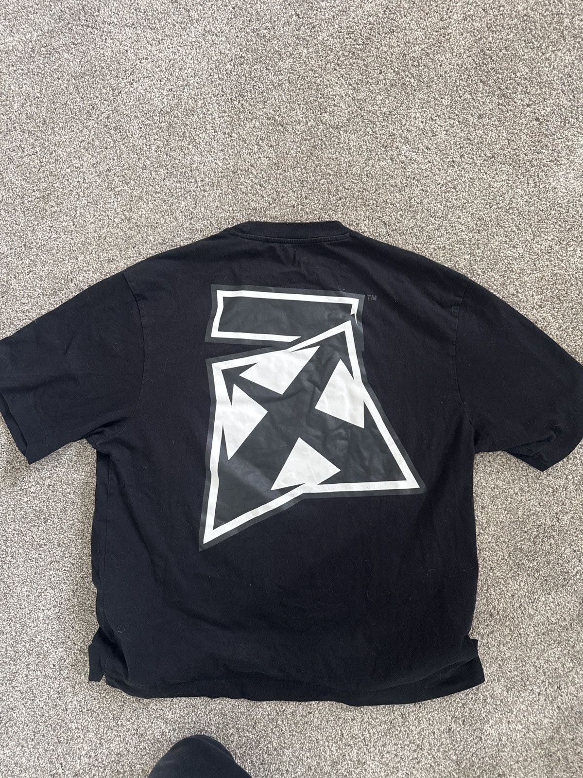 Off-White Off White Thunder T Shirt Size US XL / EU 56 / 4 - 2 Thumbnail
