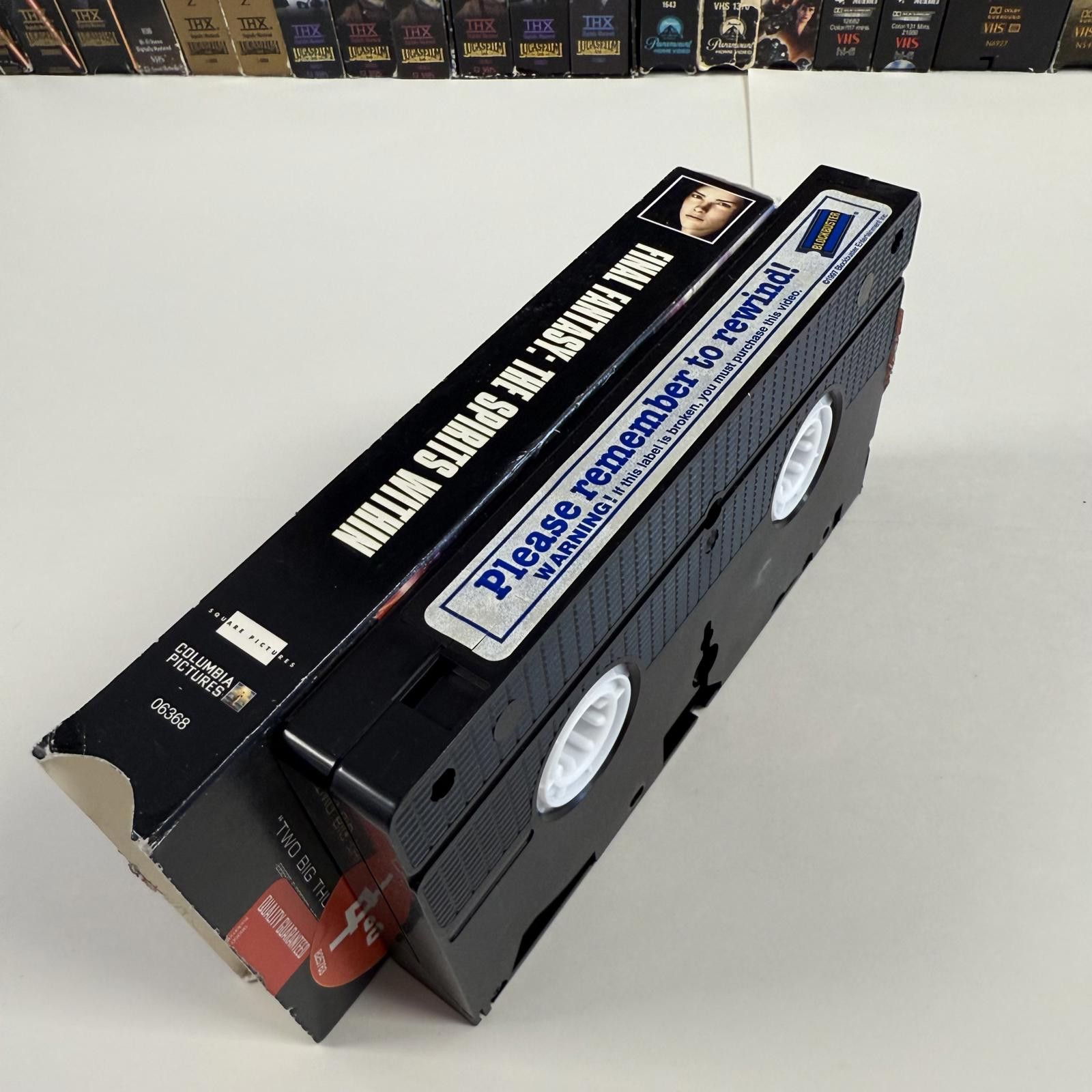 Designer Final Fantasy The Spirits Within VHS 2001 w/ Blockbuster Tag Size ONE SIZE - 7 Thumbnail