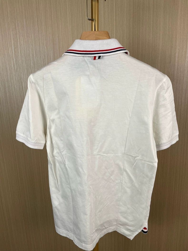 Thom Browne Thom Browne Classic white T-shirt Size US M / EU 48-50 / 2 - 2 Thumbnail