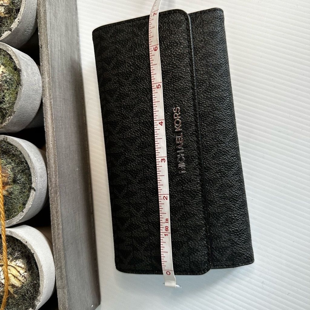 Michael Kors Michael Kors BN Trifold Wallet Black Size ONE SIZE - 5 Thumbnail