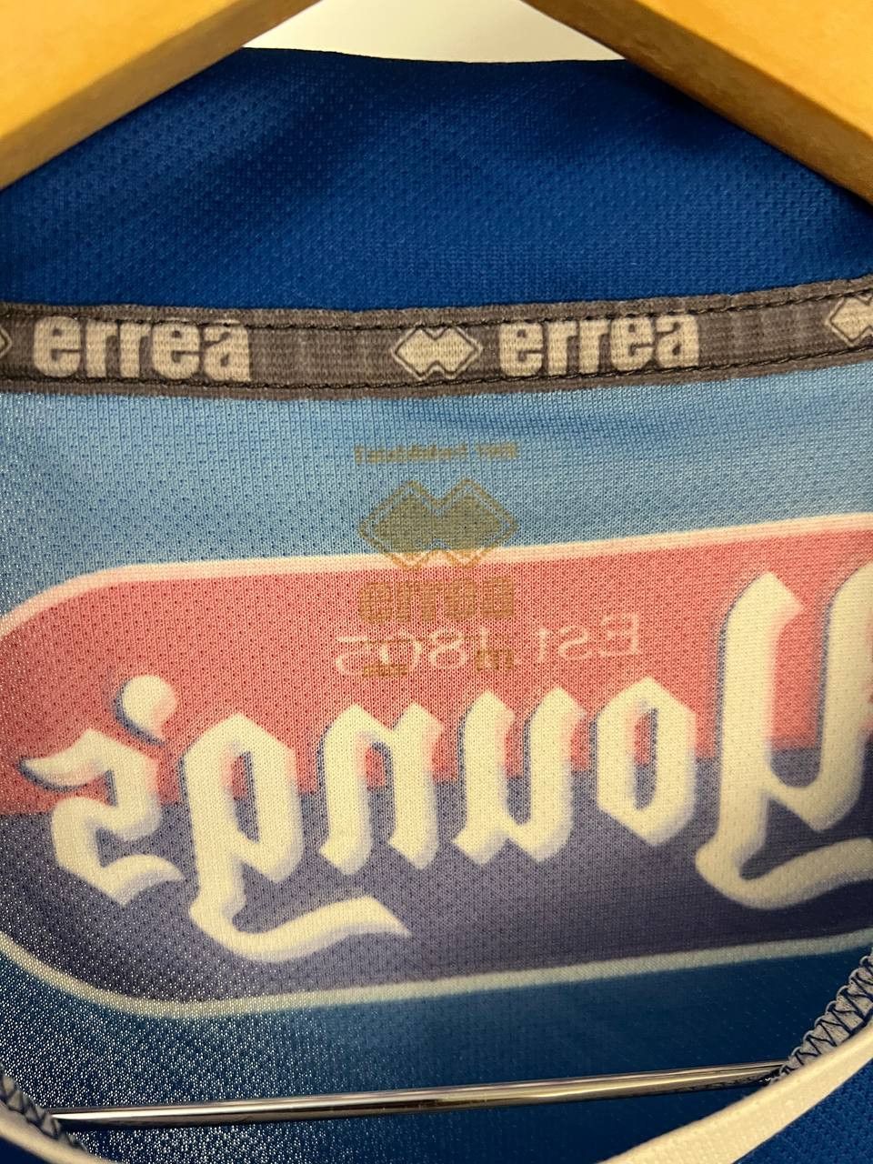Vintage VERY RARE ERREA FC GRIMSBY TOWN ENGLAND RETRO SOCCER JERSEY Size US M / EU 48-50 / 2 - 9 Thumbnail