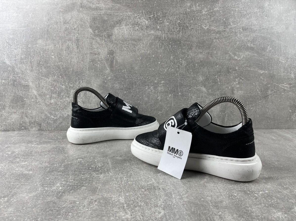 Maison Margiela MM6 Maison Margiela Leather Monk Snap Black Kids Sneakers Size US 4 / IT 34 - 5 Thumbnail