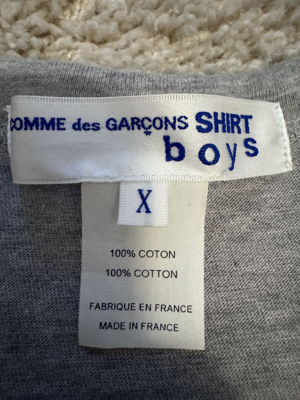 Comme des Garcons Comme Des Garcons Boys Longsleeve Size US L / EU 52-54 / 3 - 3 Thumbnail