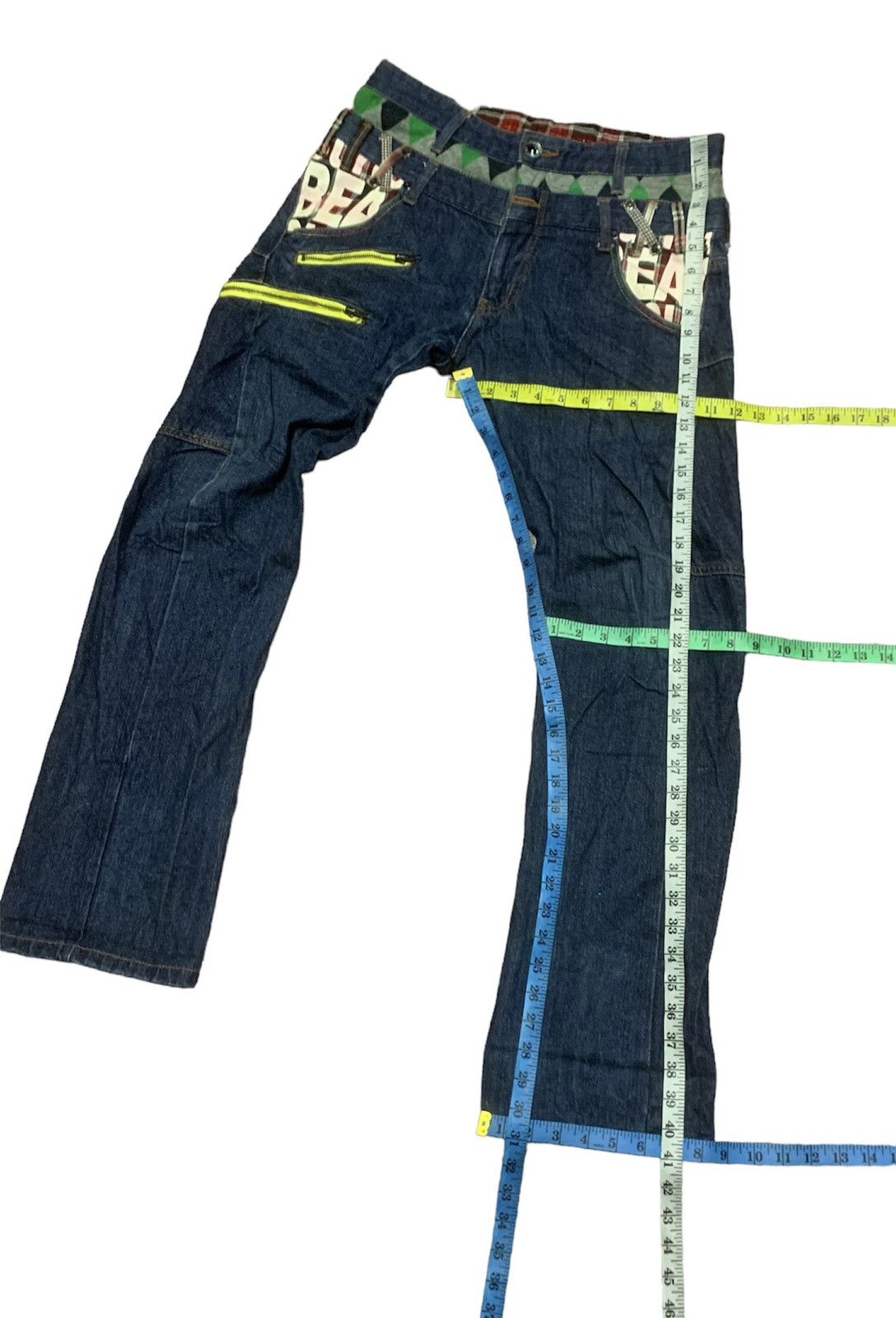 Hysteric Glamour B.S RAW LIMITED EDITION BEACH CASUAL DOUBLE WAIST DENIM Size US 33 - 12 Thumbnail