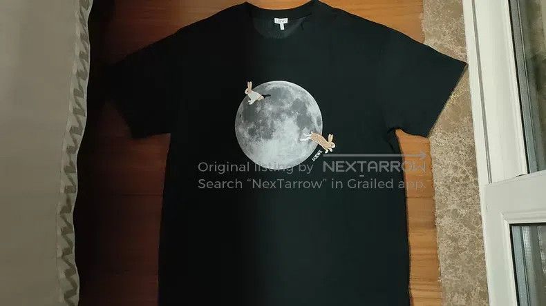 Loewe Loewe 25 co-branded women's T-shirts featuring a moon prin Size L / US 10 / IT 46 - 1 Thumbnail