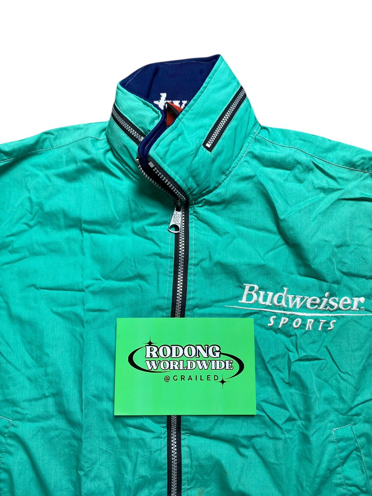 Vintage VINTAGE BUDWEISER SPORT RACING JACKET Size US L / EU 52-54 / 3 - 2 Thumbnail