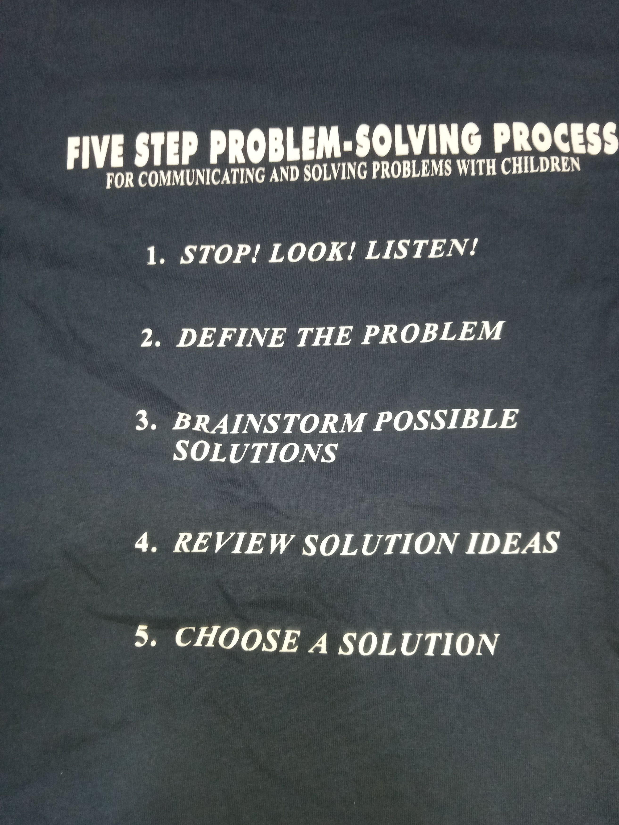 Vintage Vintage 2000s Problem Solving Statement Wording Shirt Size US XL / EU 56 / 4 - 3 Thumbnail