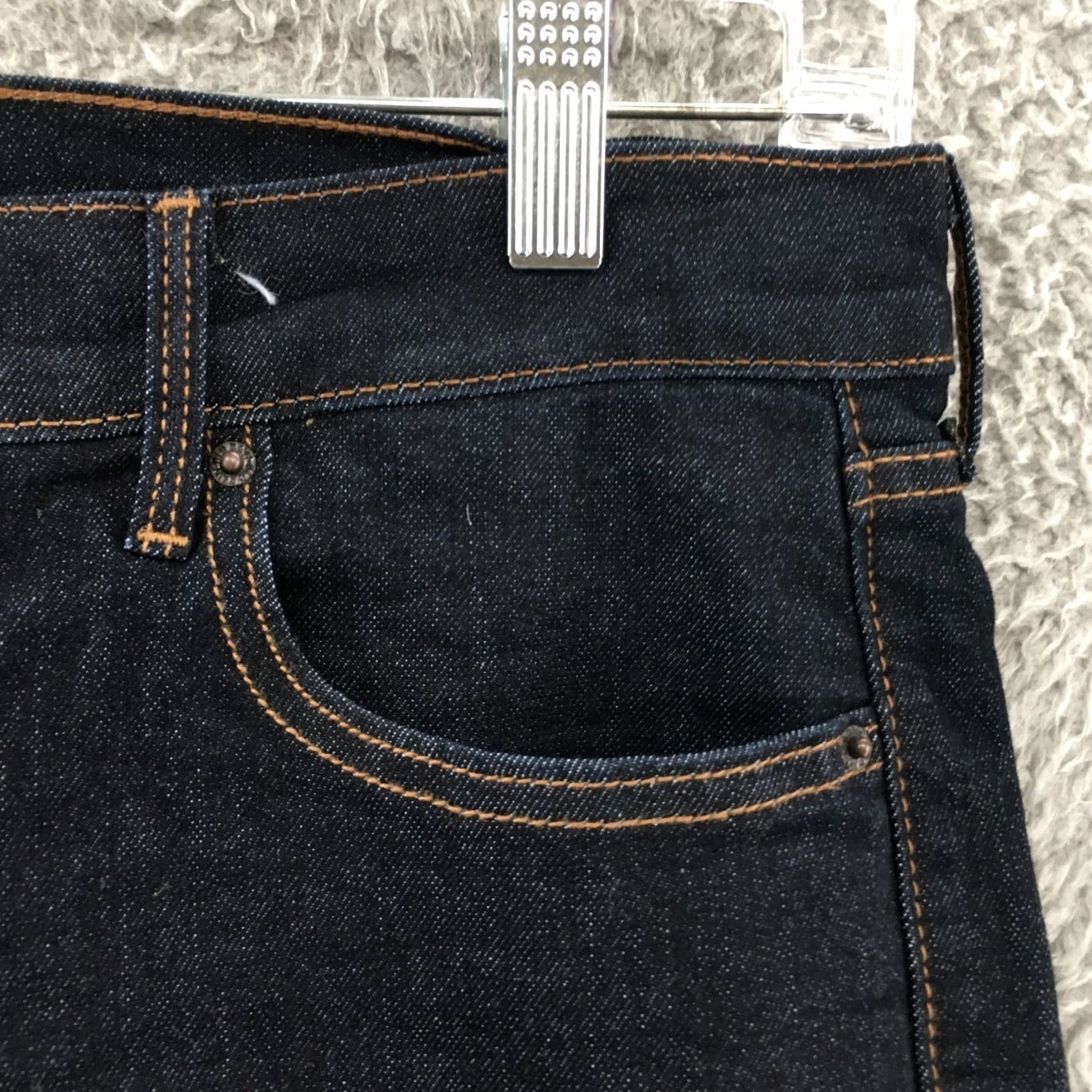 Old Navy Old Navy Jeans Womens 10 Skinny Blue Denim Mid Rise Dark Wash Zip Jeans Size 32" / US 10 / IT 46 - 3 Thumbnail