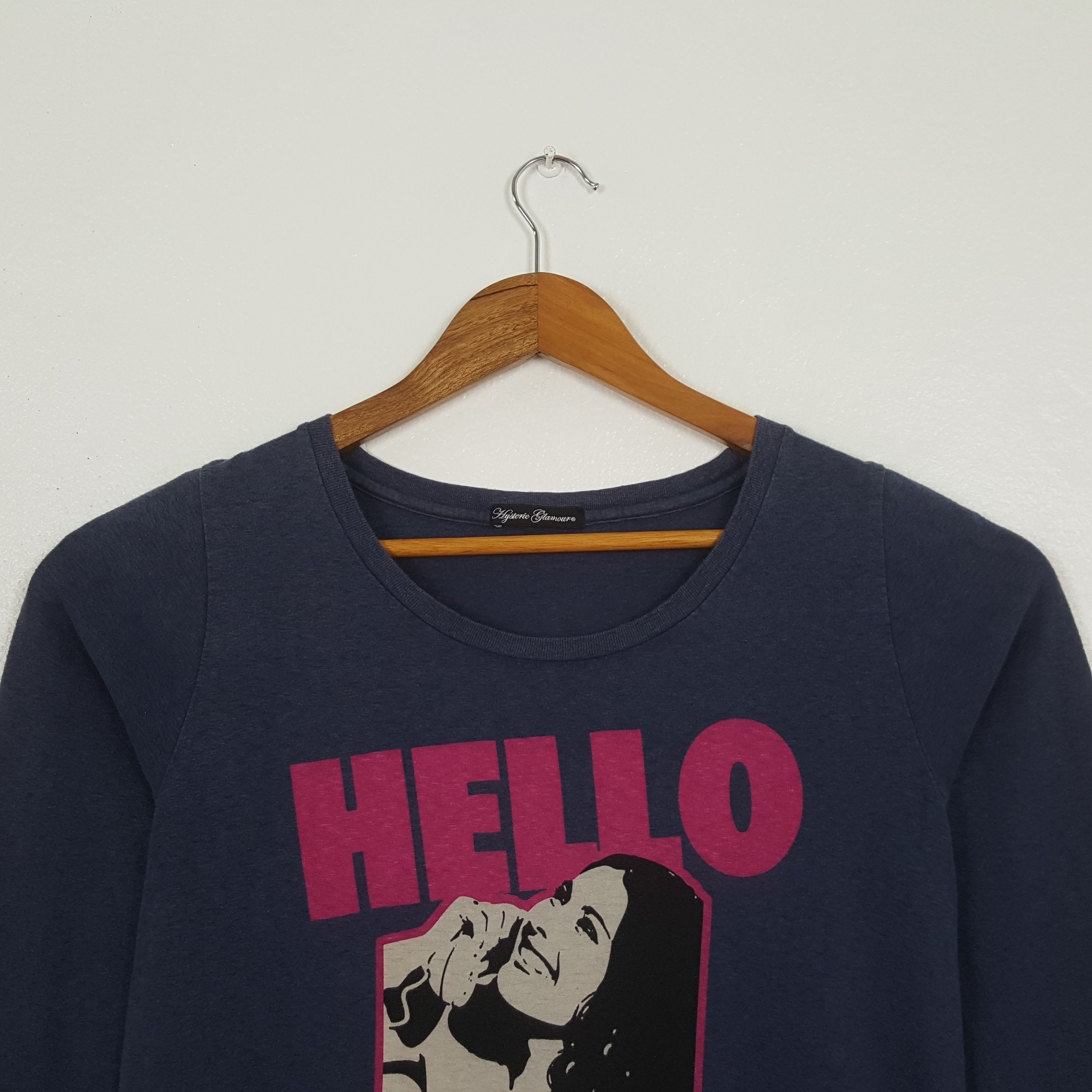 Hysteric Glamour Vintage Hysteric Glamour Japanese Brand T-Shirt C319N8 Size S / US 4 / IT 40 - 2 Thumbnail