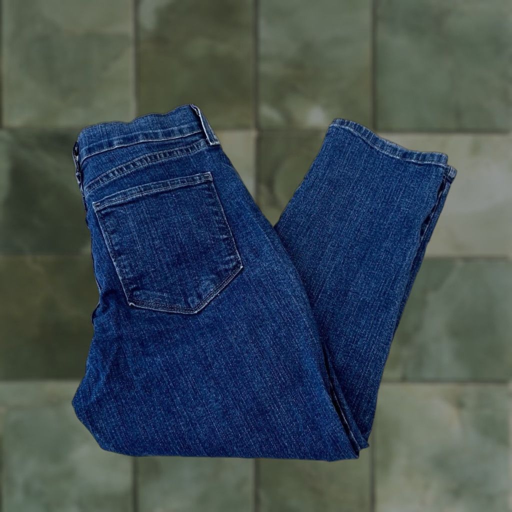 NYDJ NYDJ Womens Mid Rise Crop Jeans 2 Medium Blue Stretch Denim Ladies Size 26" / US 2 / IT 38 - 1 Thumbnail