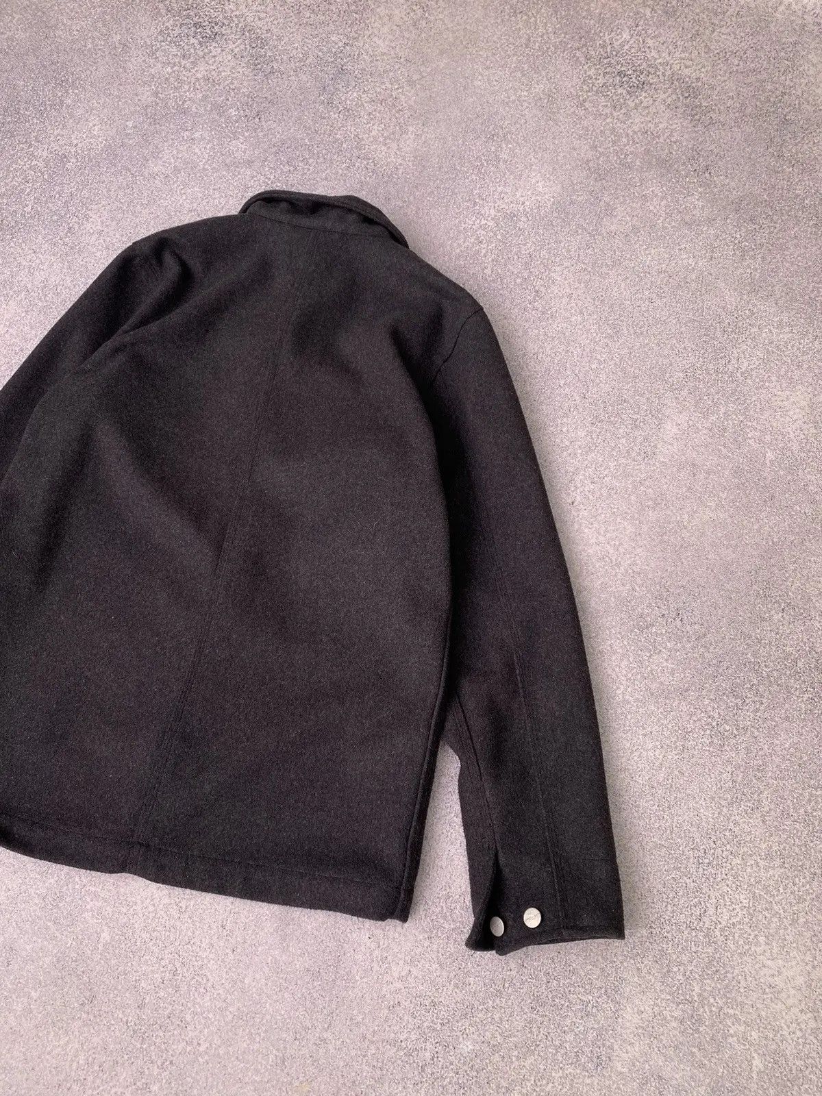 Carhartt × Vintage Vintage Carhartt woolen gil grey Coat Size US L / EU 52-54 / 3 - 11 Thumbnail