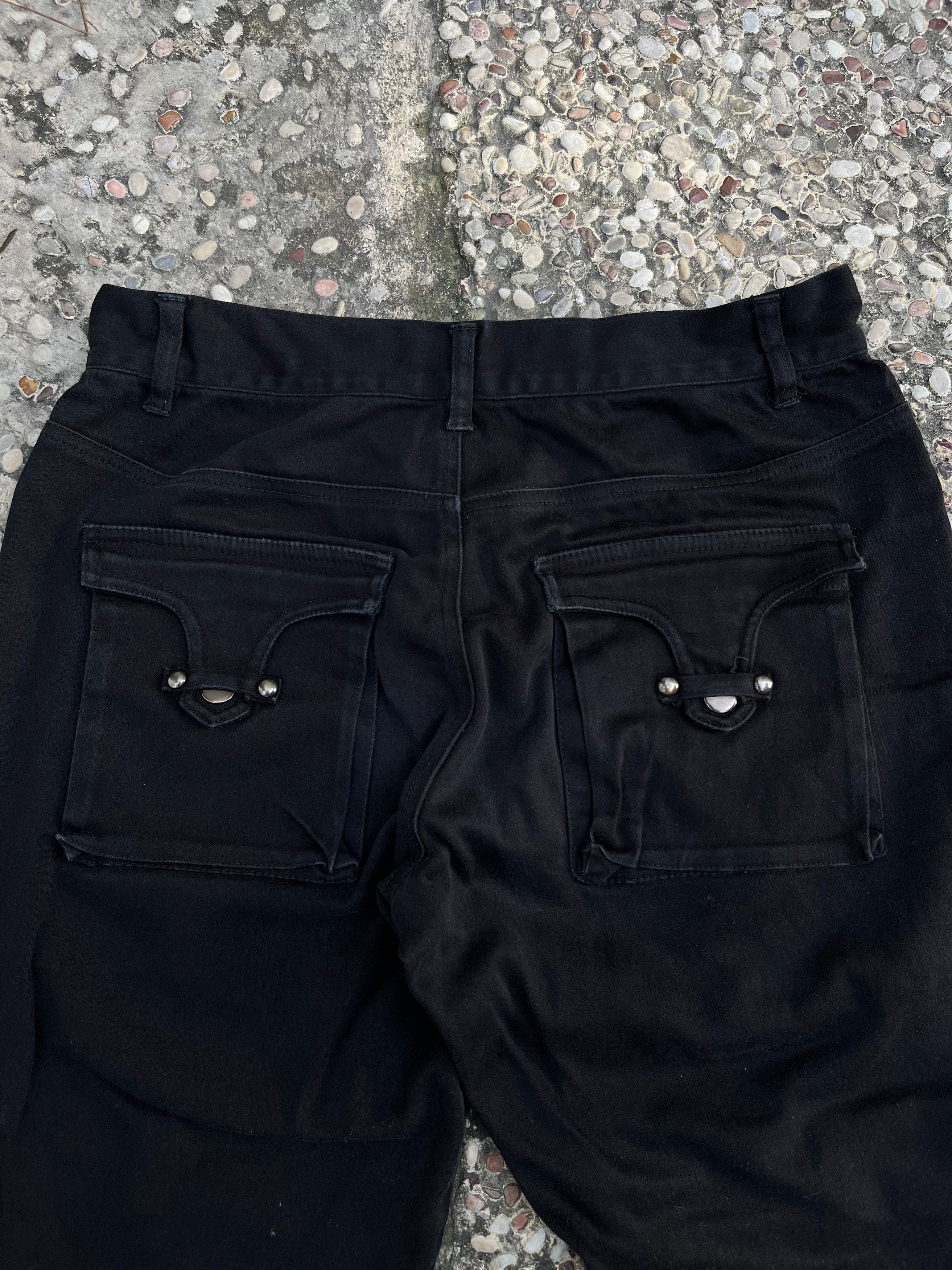 Le Grande Bleu (L.G.B.) × Tornado Mart × semanticdesign Semantic Design Flared Multipocket Pants Size US 29 - 5 Thumbnail
