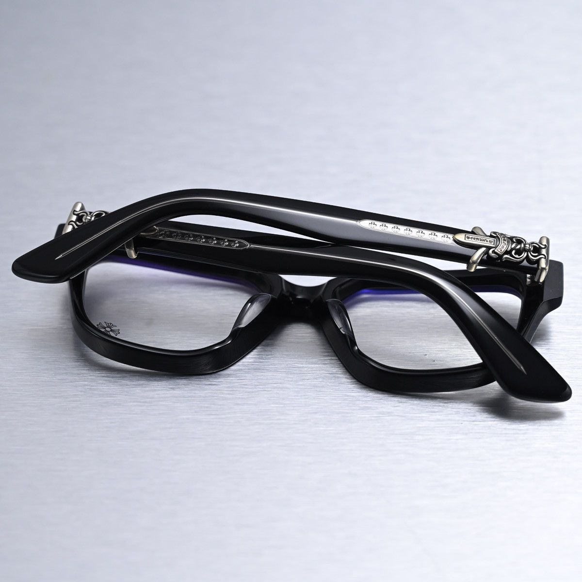 Chrome Hearts CHROME HEARTS VAGILLIONAIRE II BLACK GLASSES Size ONE SIZE - 11 Thumbnail