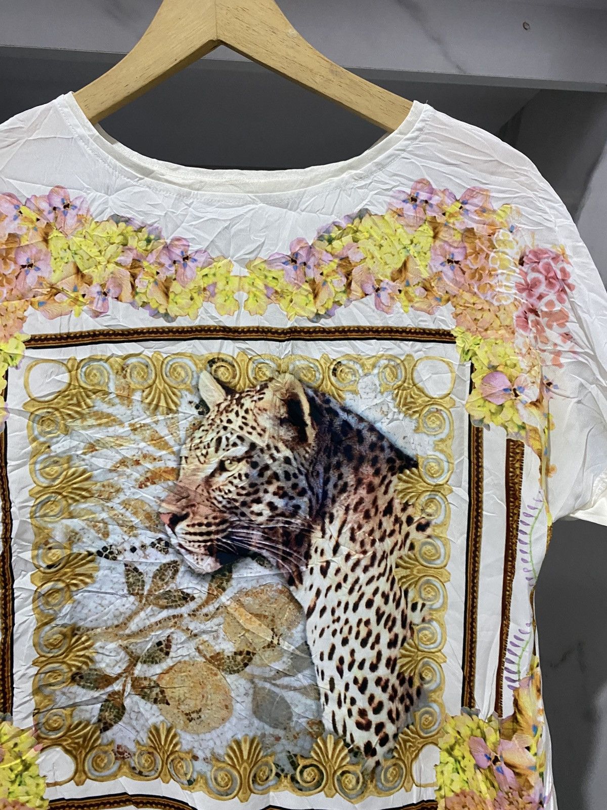 Hysteric Glamour Miss an Cheetah Silk Shirt AA0082 Size L / US 10 / IT 46 - 2 Thumbnail