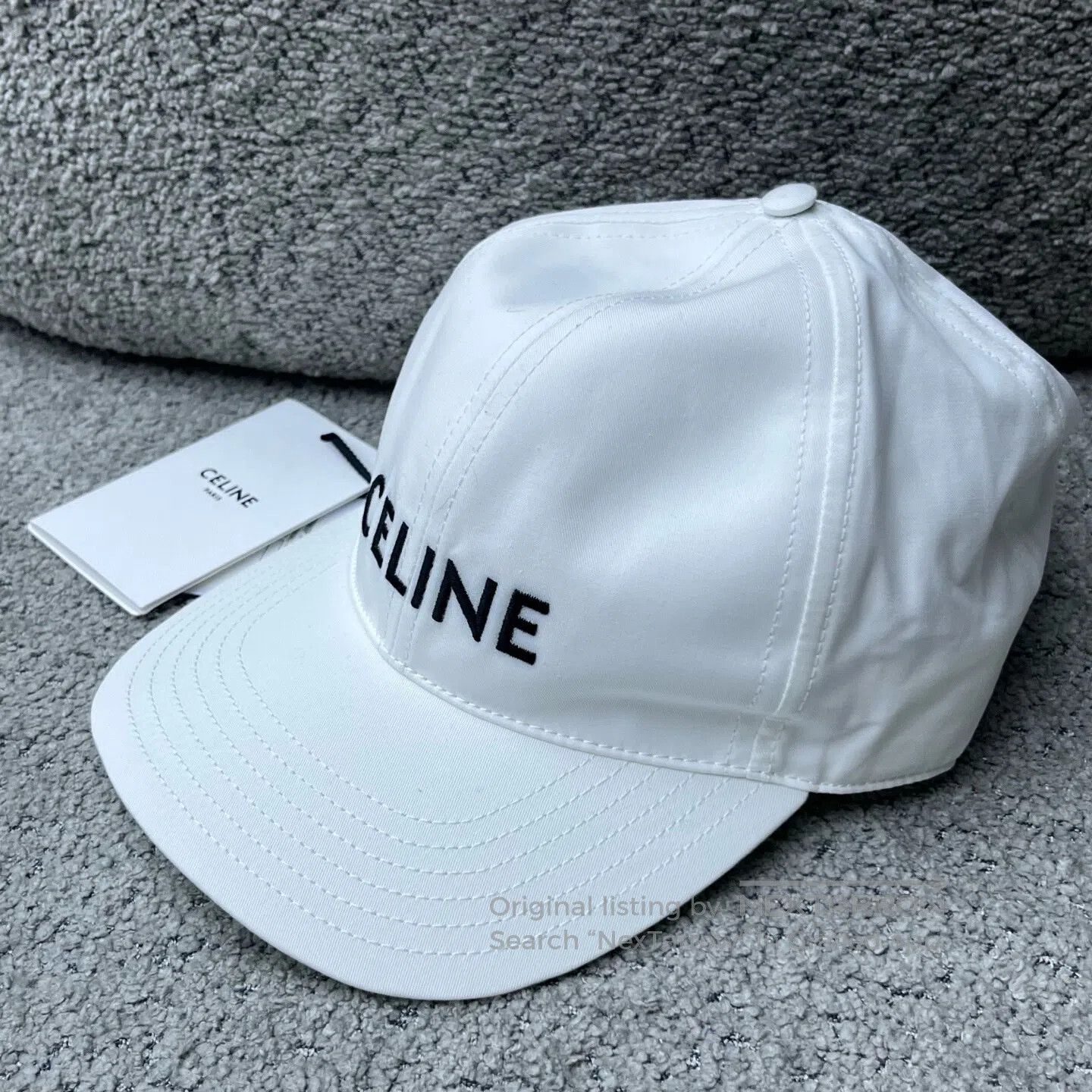 Celine CELINE size XL Stylish, modern cotton duckbill cap| Size ONE SIZE - 3 Thumbnail