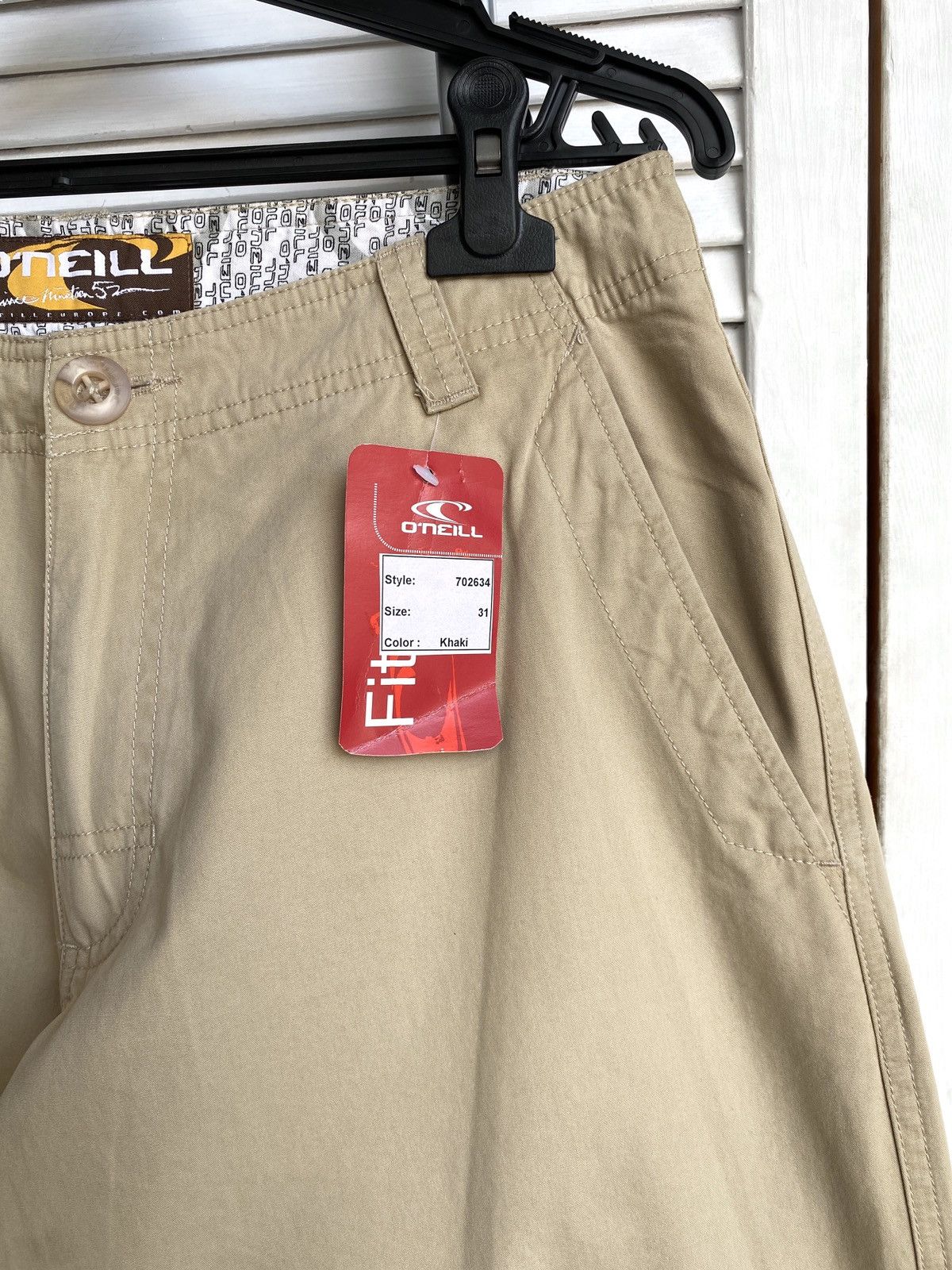 O'Neill Vintage O’Neil Baggy Skateboarding Light Pants Y2K Beige Size US 31 - 8 Thumbnail